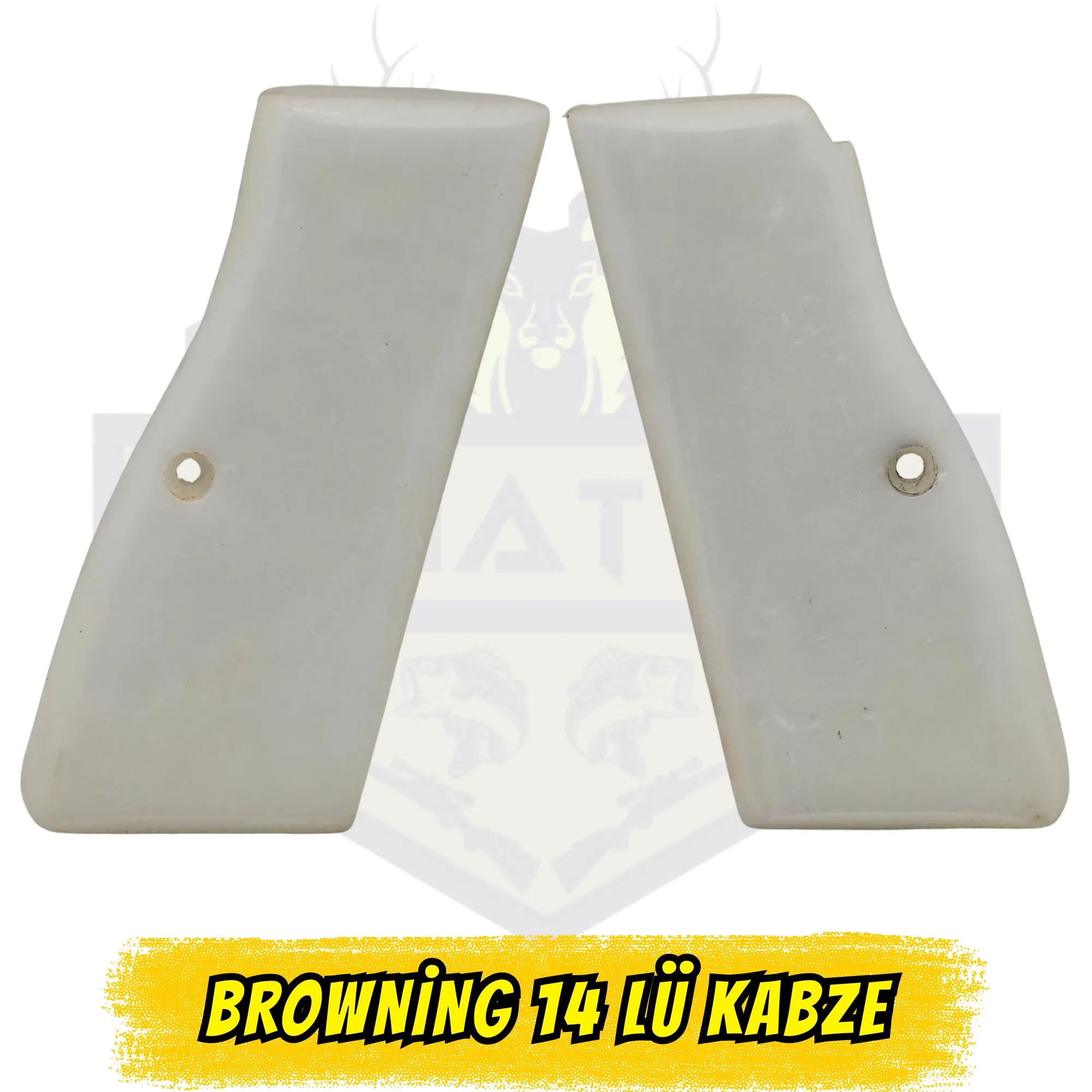 Browning 14lü / High Power Uyumlu Beyaz Sedef Kabze - Premium Seri