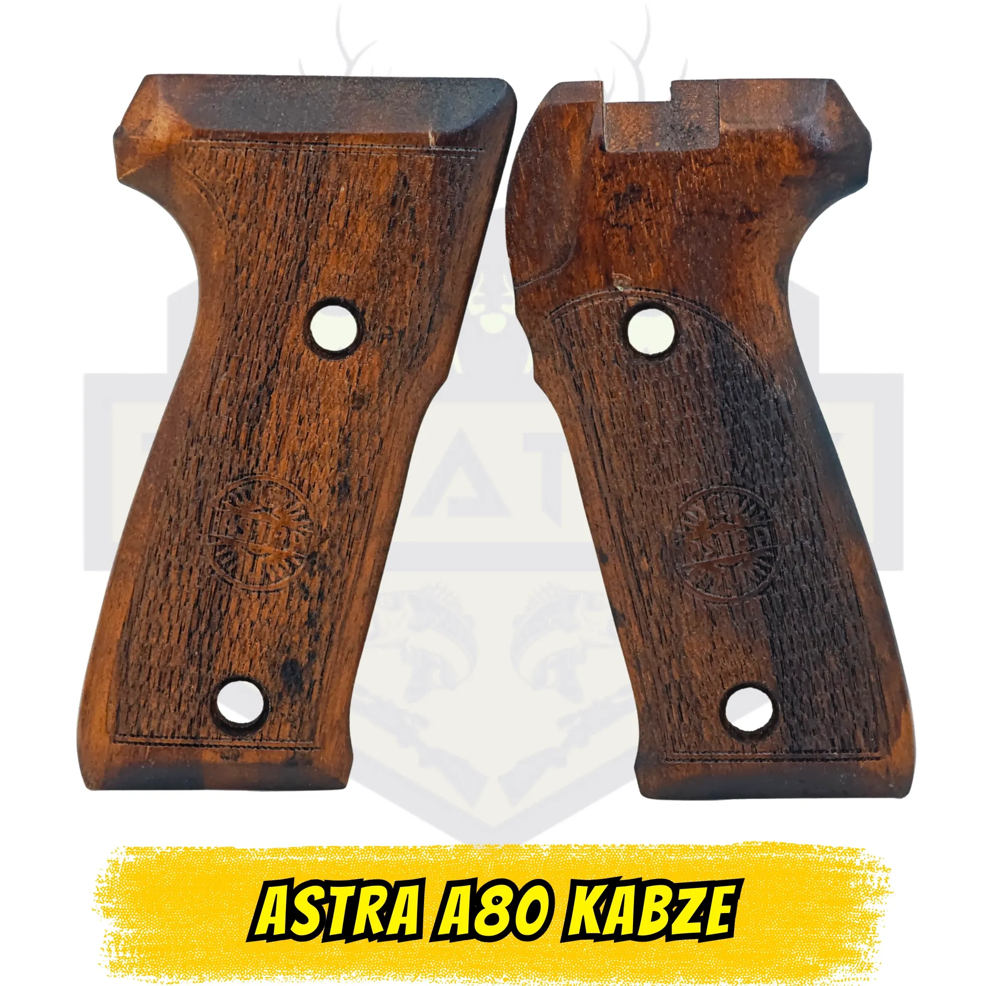 Astra A90 / A100 Uyumlu Hakiki Ceviz Ahşap Kabze - Klasik Seri