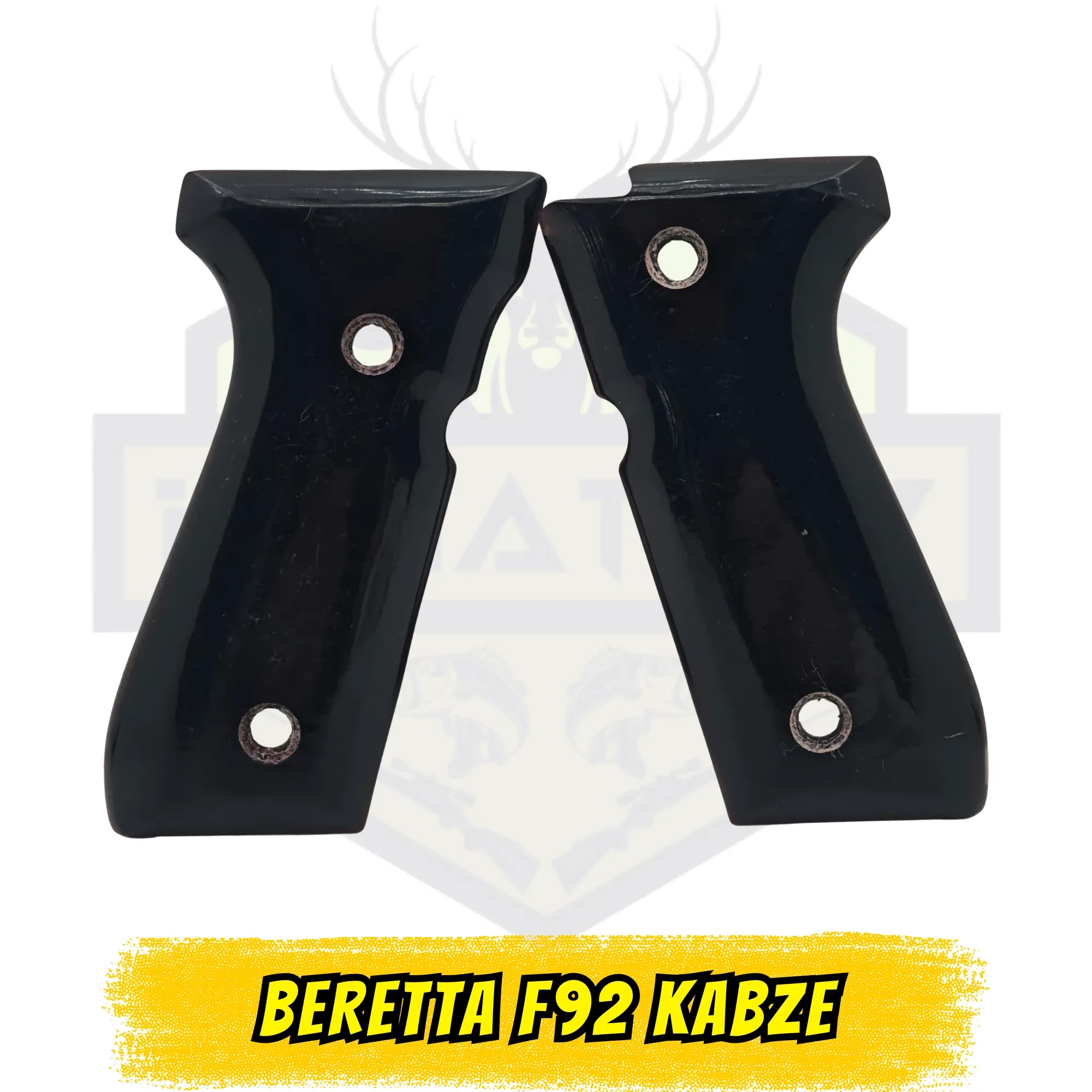 Beretta F92 / Yavuz 16 Uyumlu Siyah Sedef Kabze - Premium Seri