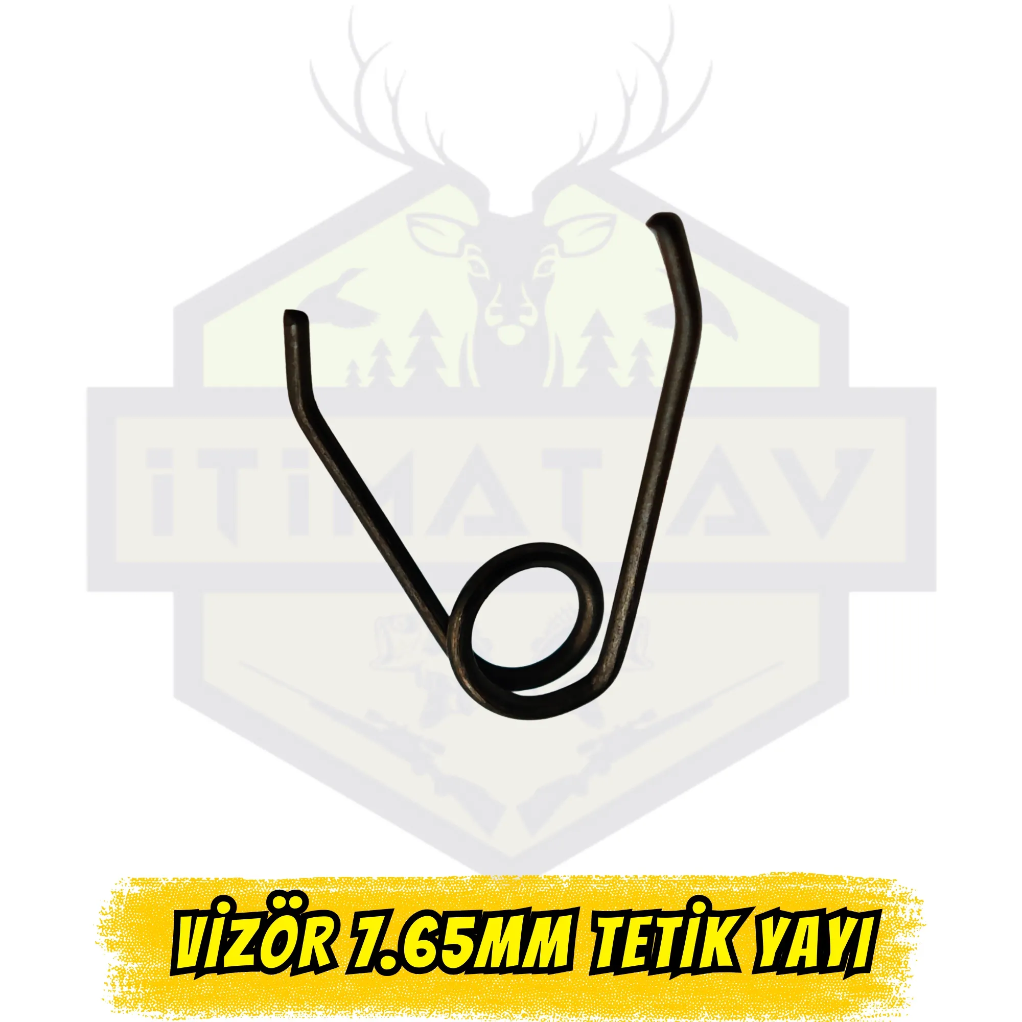 MKE Vizör (7.65mm) Uyumlu Yedek Tetik Yayı - Yüksek Karbonlu Yay Çeliği