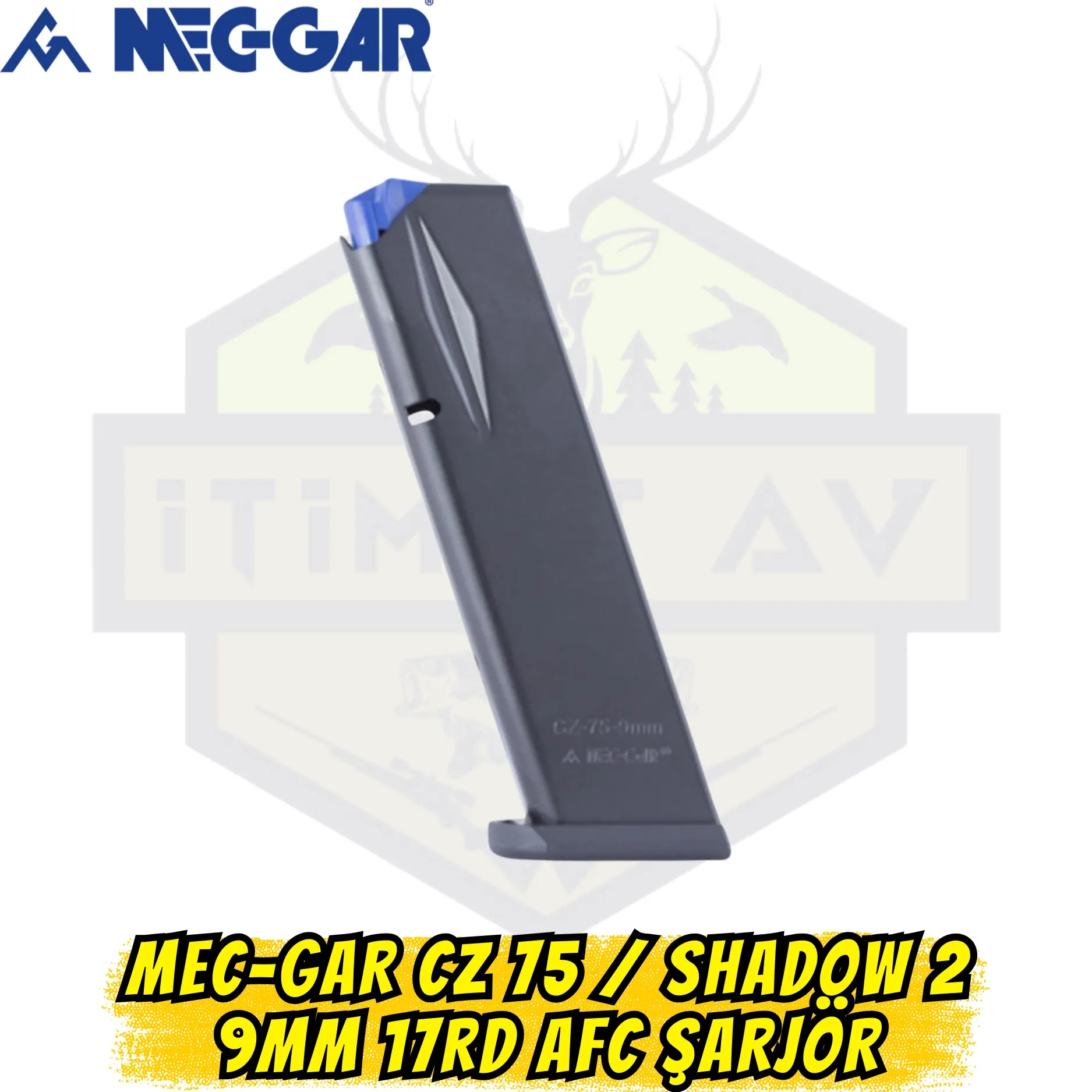 MEC-GAR CZ 75 / Shadow 2 9mm 17RD AFC Şarjör - Flush Fit (Gömme Tip)