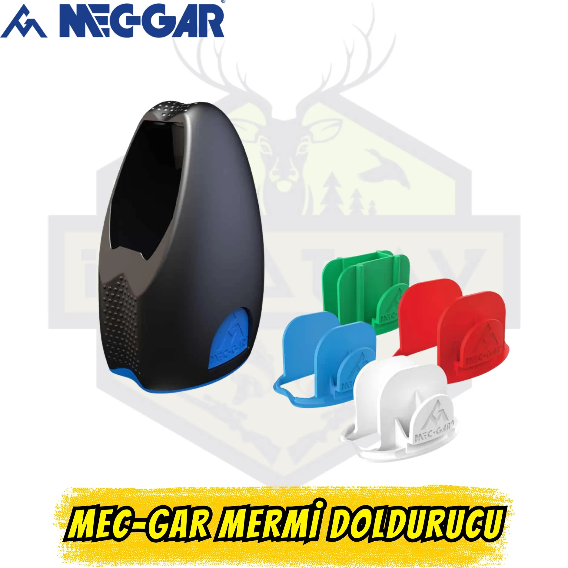 MEC-GAR IFS+ Çok Fonksiyonlu Şarjör Doldurma Aparatı - 9mmden .45 ACPye Tam Uyum