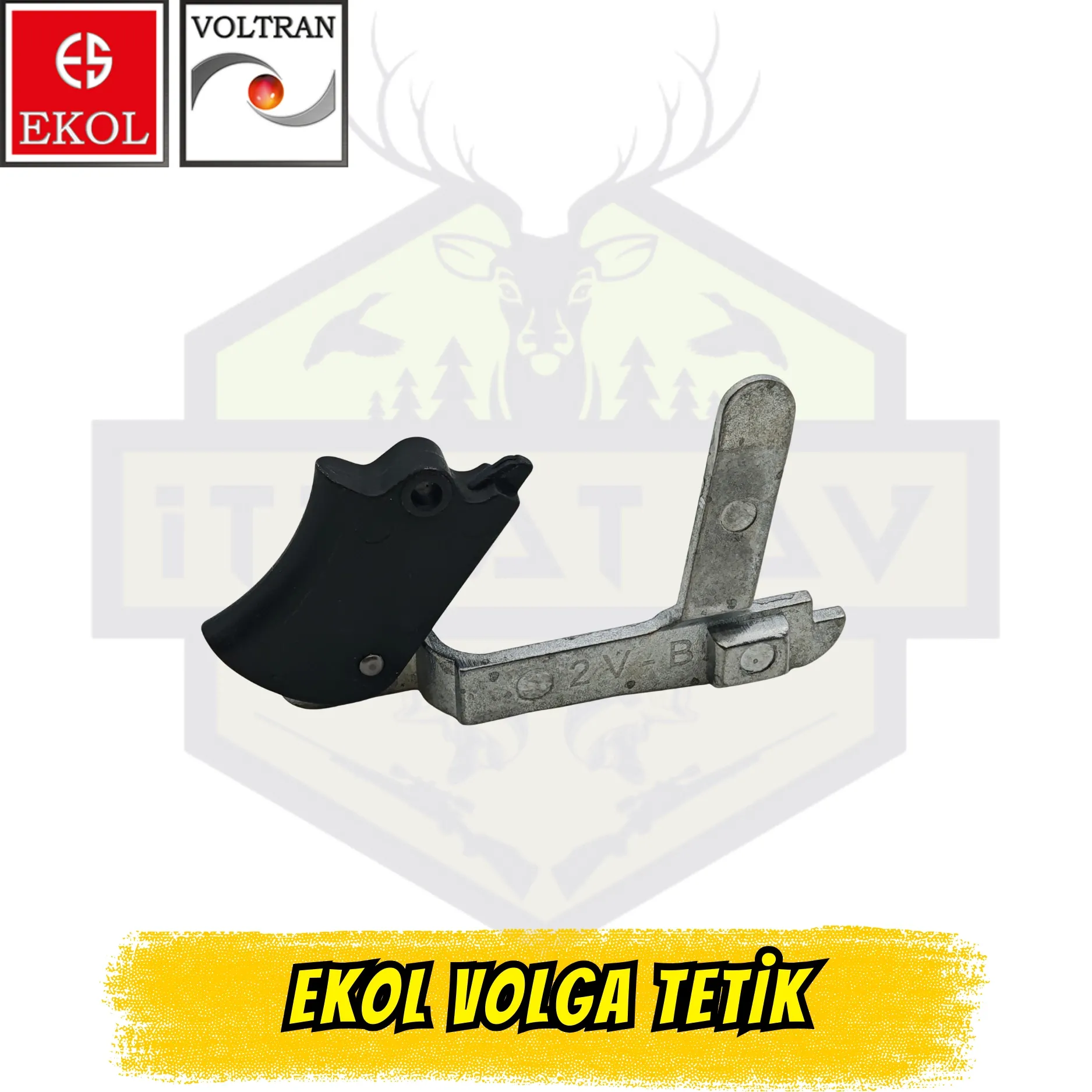 Ekol Volga Orijinal Yedek Tetik - Siyah Metal Alaşım