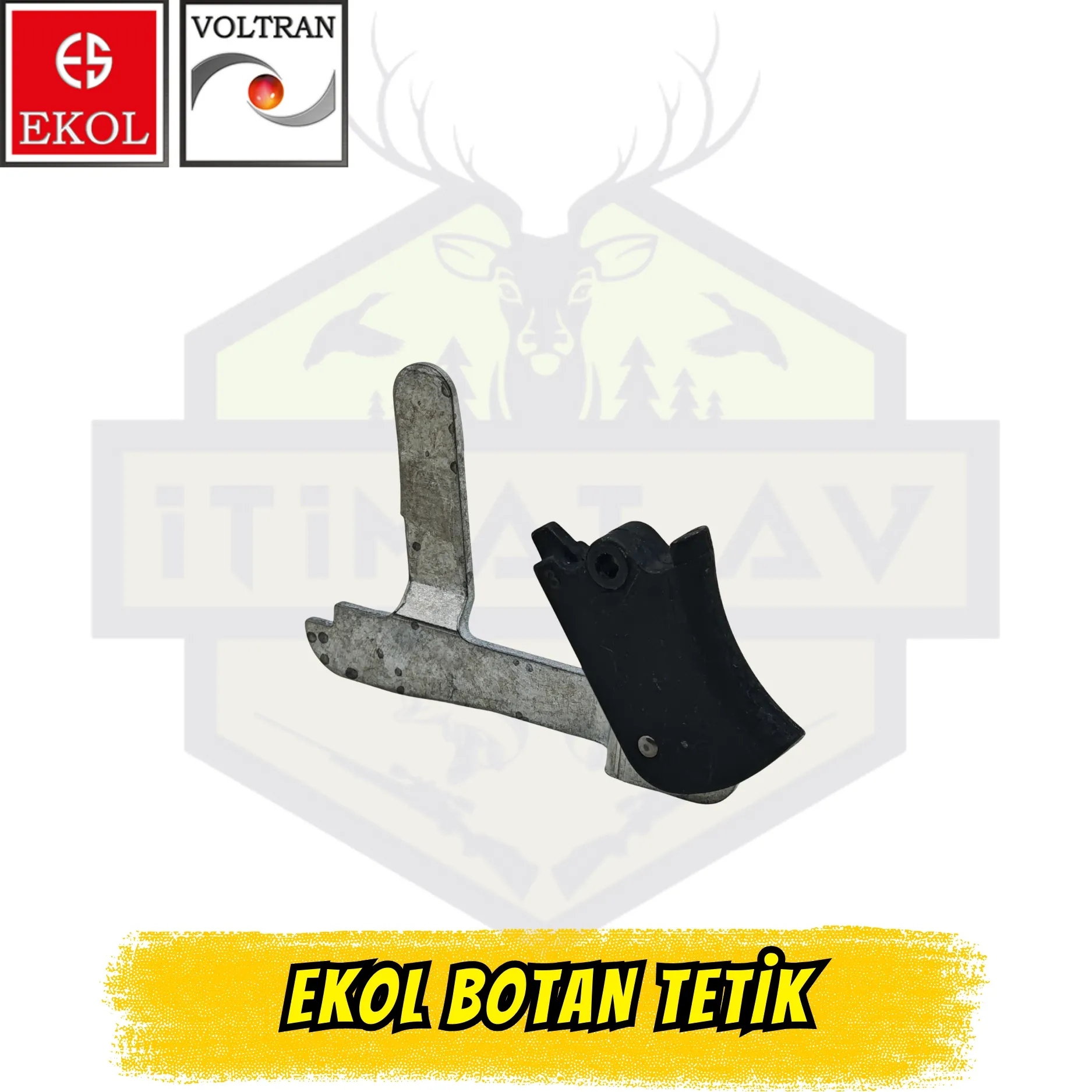 Ekol Botan Orijinal Yedek Tetik - Yüksek Mukavemetli Siyah Metal