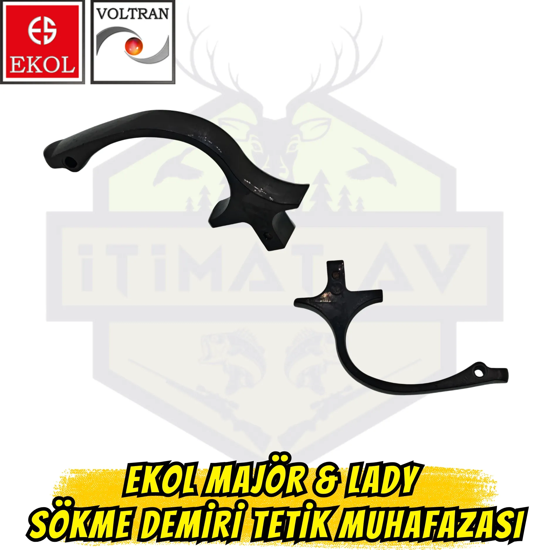 Ekol Majör & Lady Orijinal Tetik Korkuluğu (Sökme Demiri) - Siyah Metal