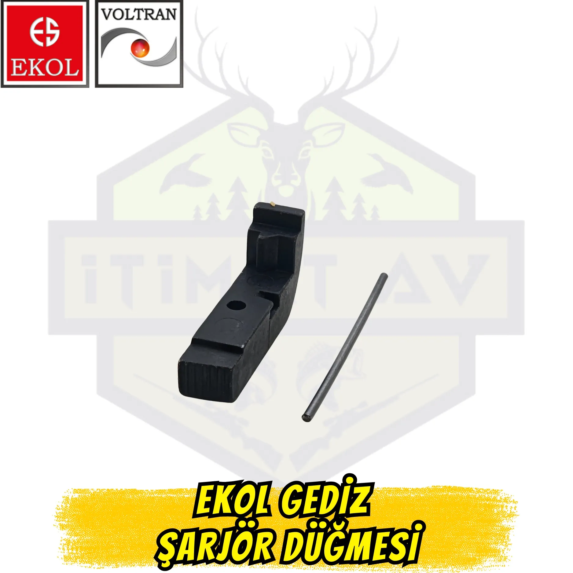 Ekol Gediz Orijinal Şarjör Bırakma Düğmesi - Metal Yedek Parça