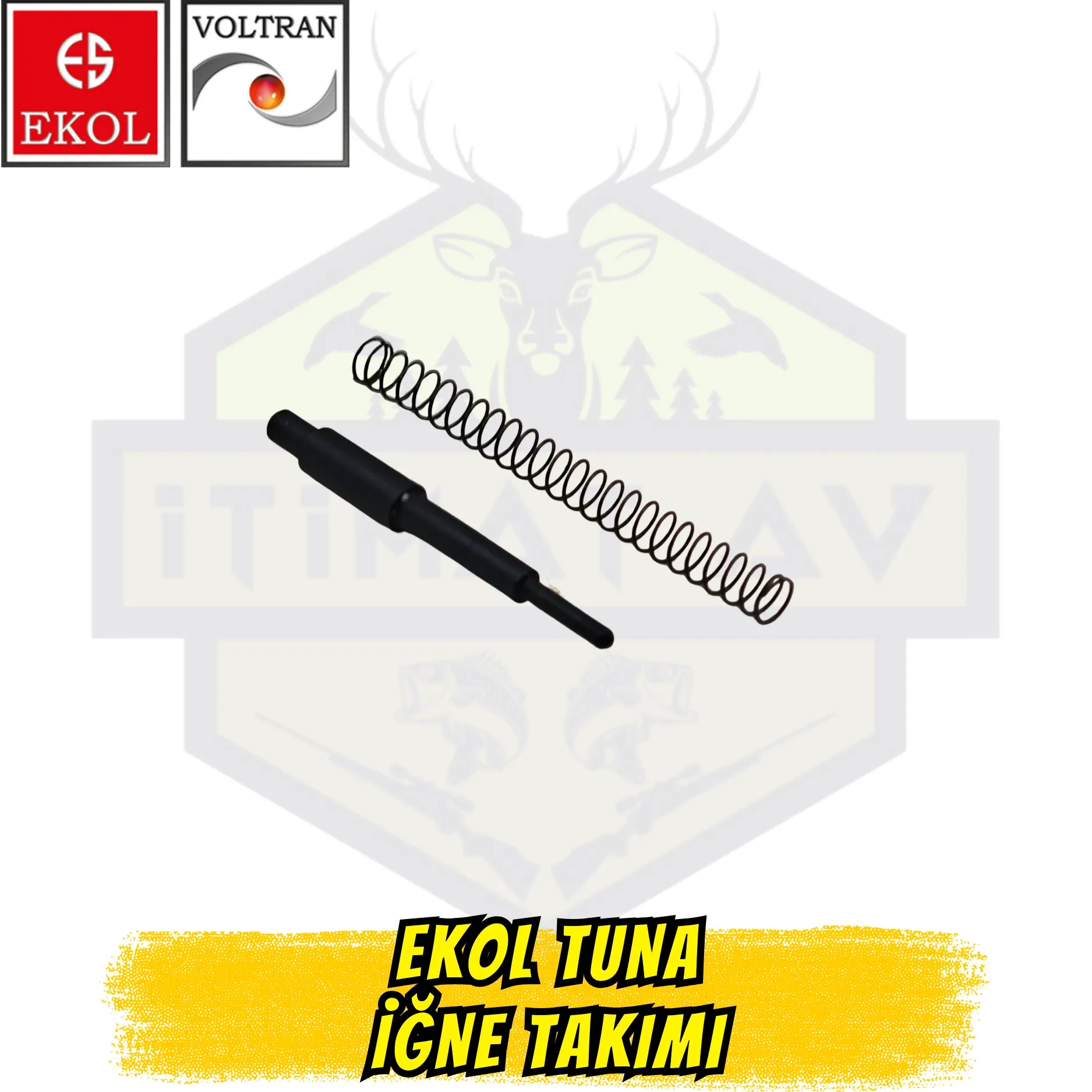 Ekol Tuna Orijinal Ateşleme İğnesi ve İğne Yayı Seti - Çelik Yedek Parça