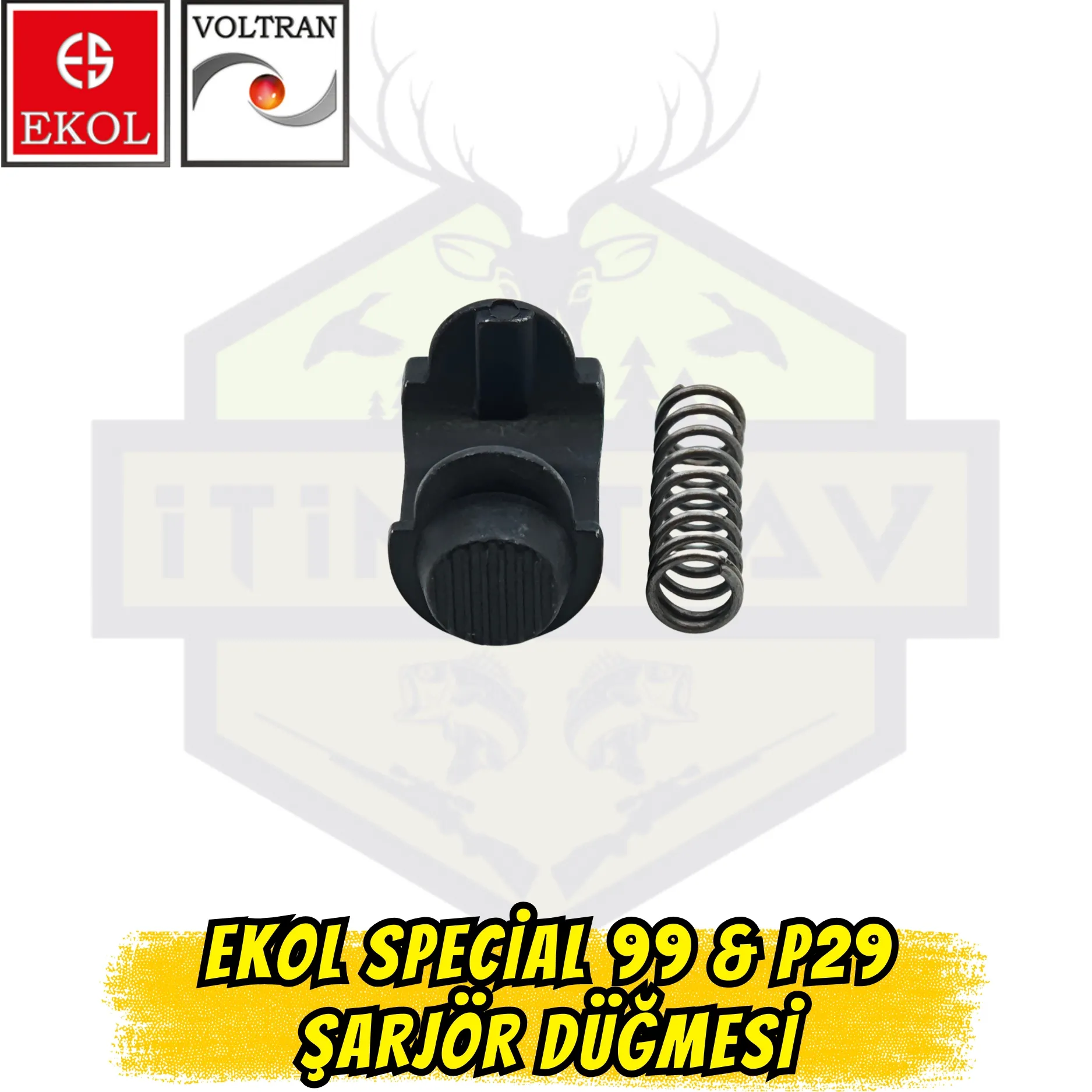 Ekol Special 99 & P29 Orijinal Şarjör Bırakma Düğmesi - Metal Yedek Parça