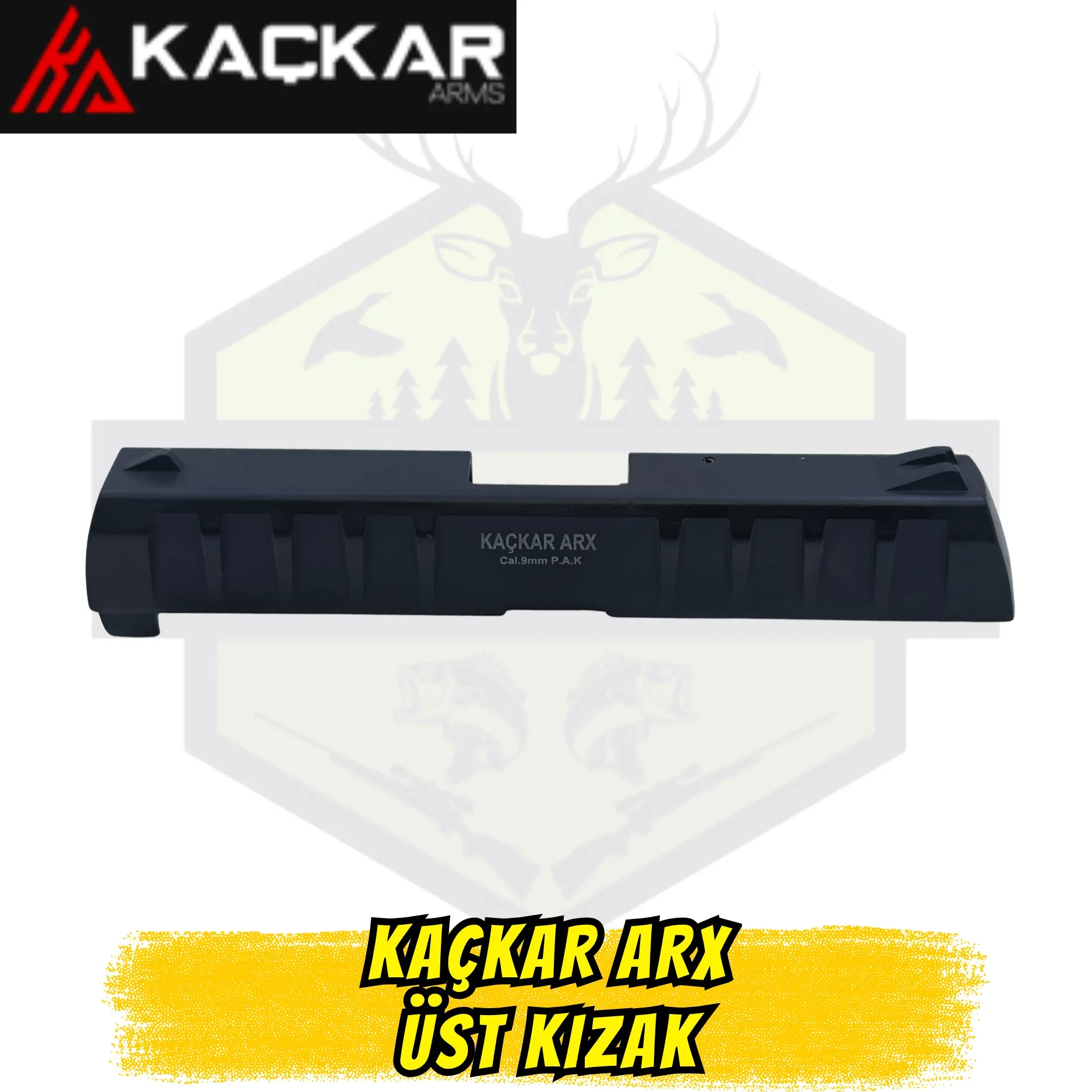 Kaçkar ARX Orijinal Üst Kızak (Sürgü) - Mat Siyah