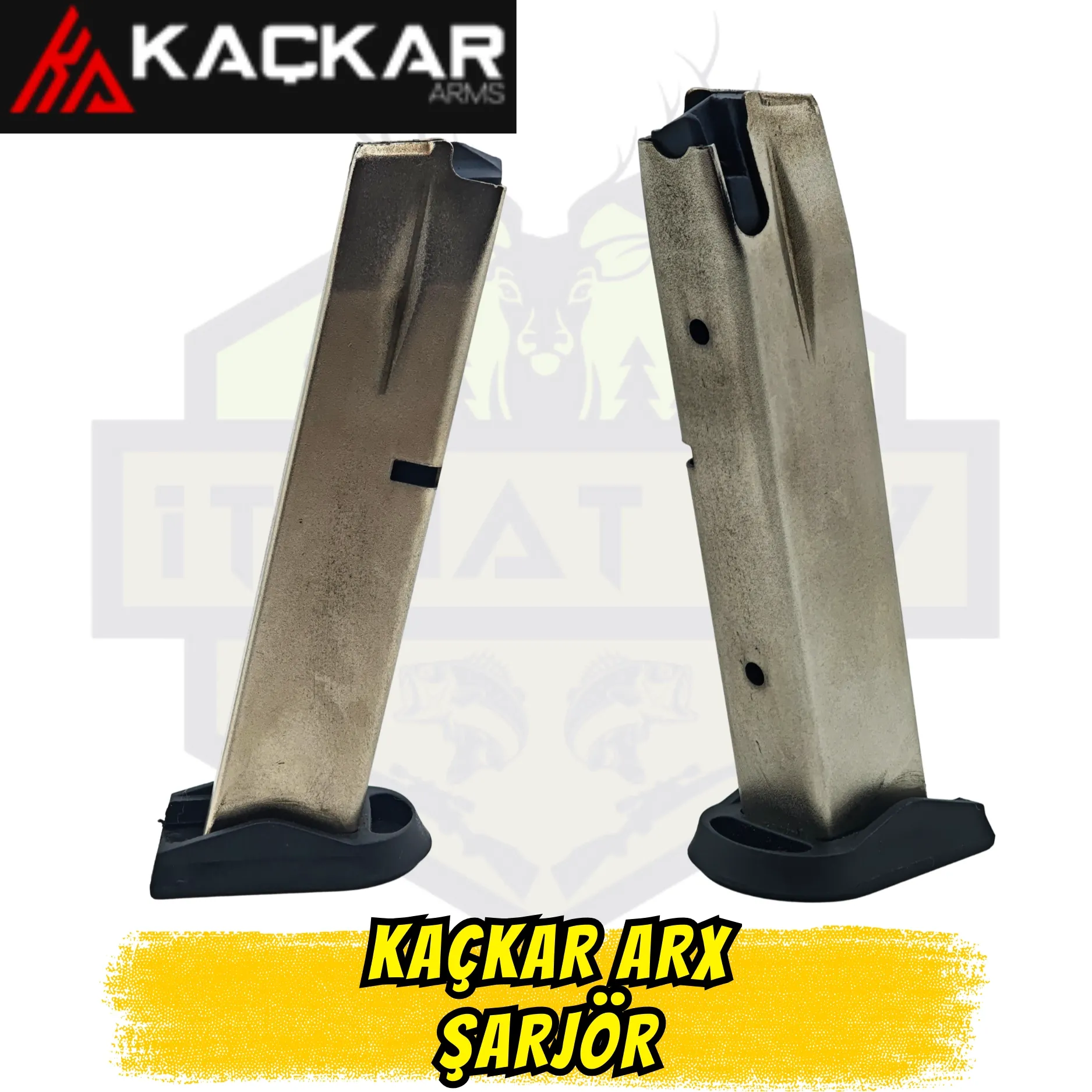 Kaçkar ARX Orijinal Şarjör - 17+1 Kapasiteli Siyah