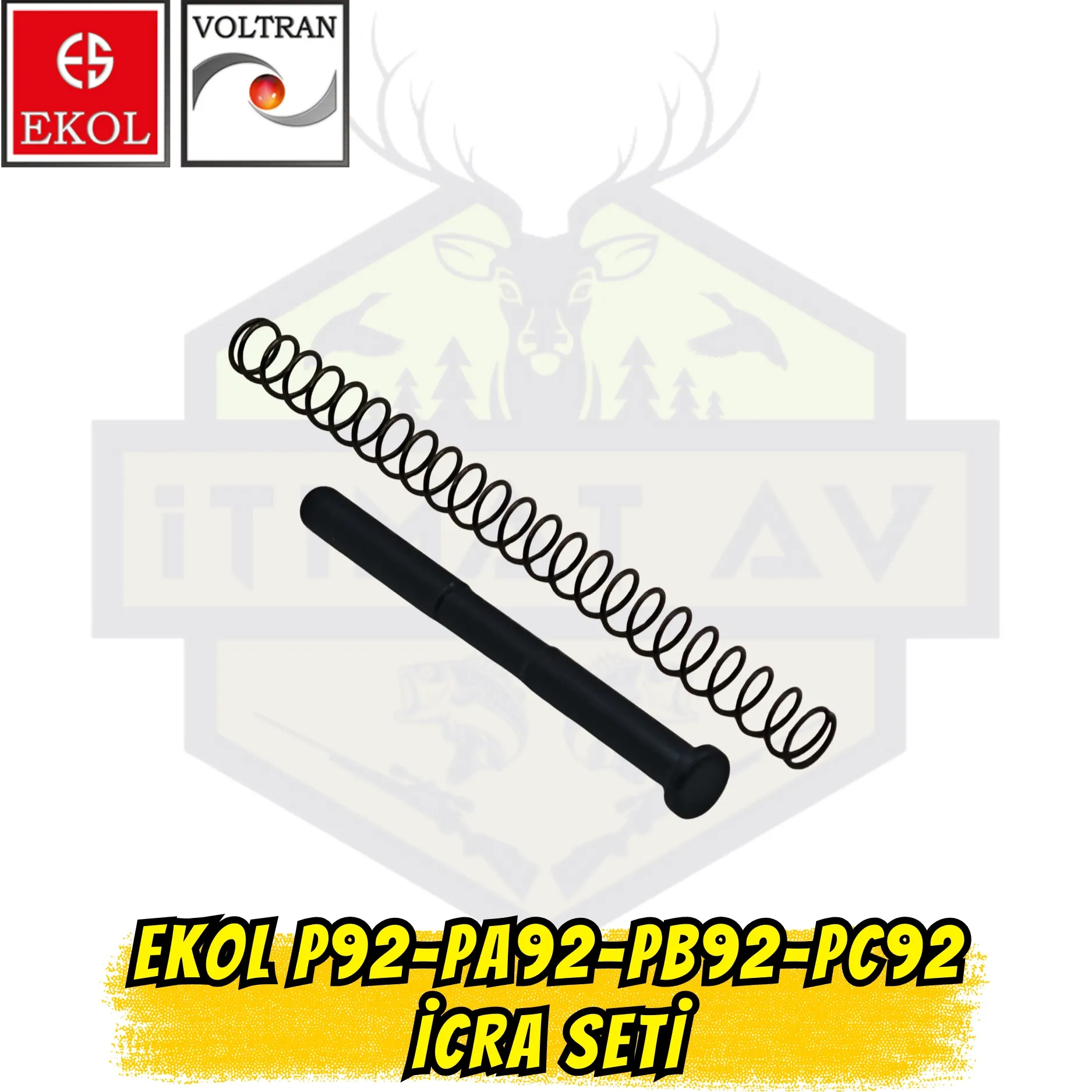 Ekol P92, PA92, PB92 & PC92 Orijinal İcra Seti - Mil ve Geri Getirme Yayı