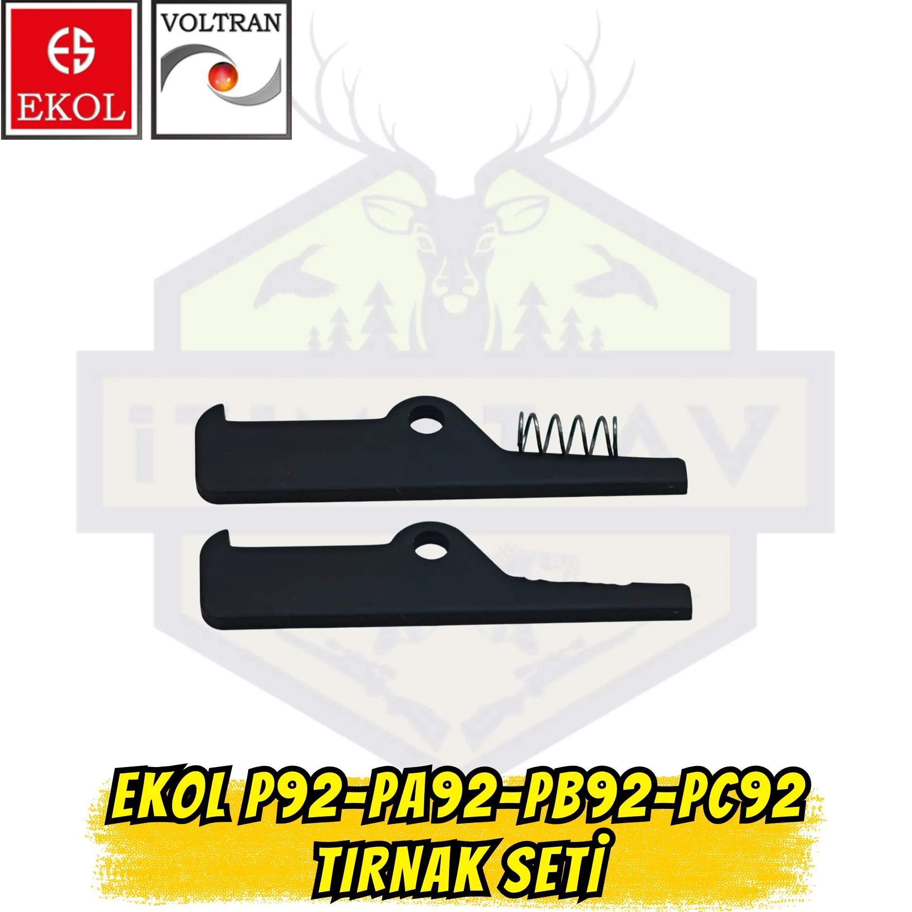 Ekol P92, PA92, PB92 & PC92 Orijinal Tırnak ve Tırnak Yayı Seti - Tahliye Grubu