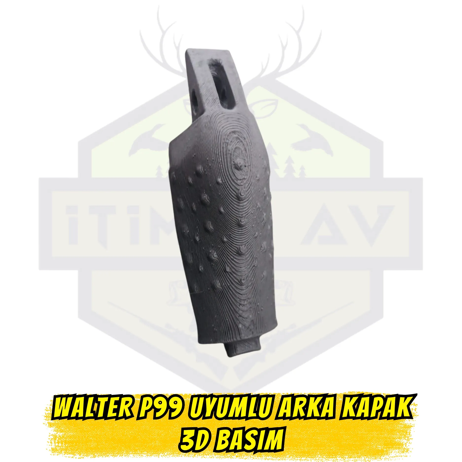 Walther P99 Uyumlu Arka Kapak - 3D Yazıcı Tasarımı Özel Üretim
