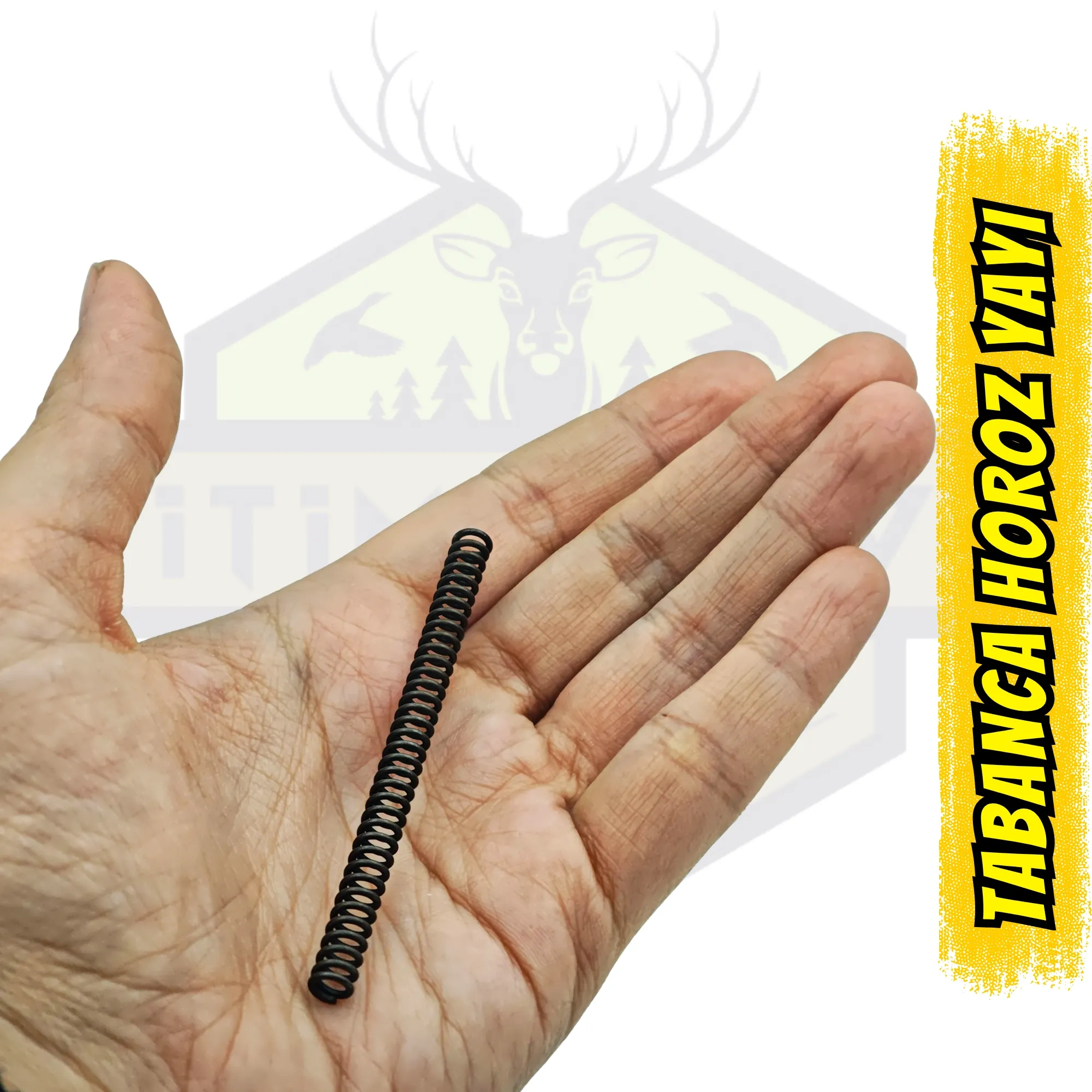 Yüksek Mukavemetli Tabanca Horoz Yayı (77mm x 5.78mm) - Özel Yay Çeliği