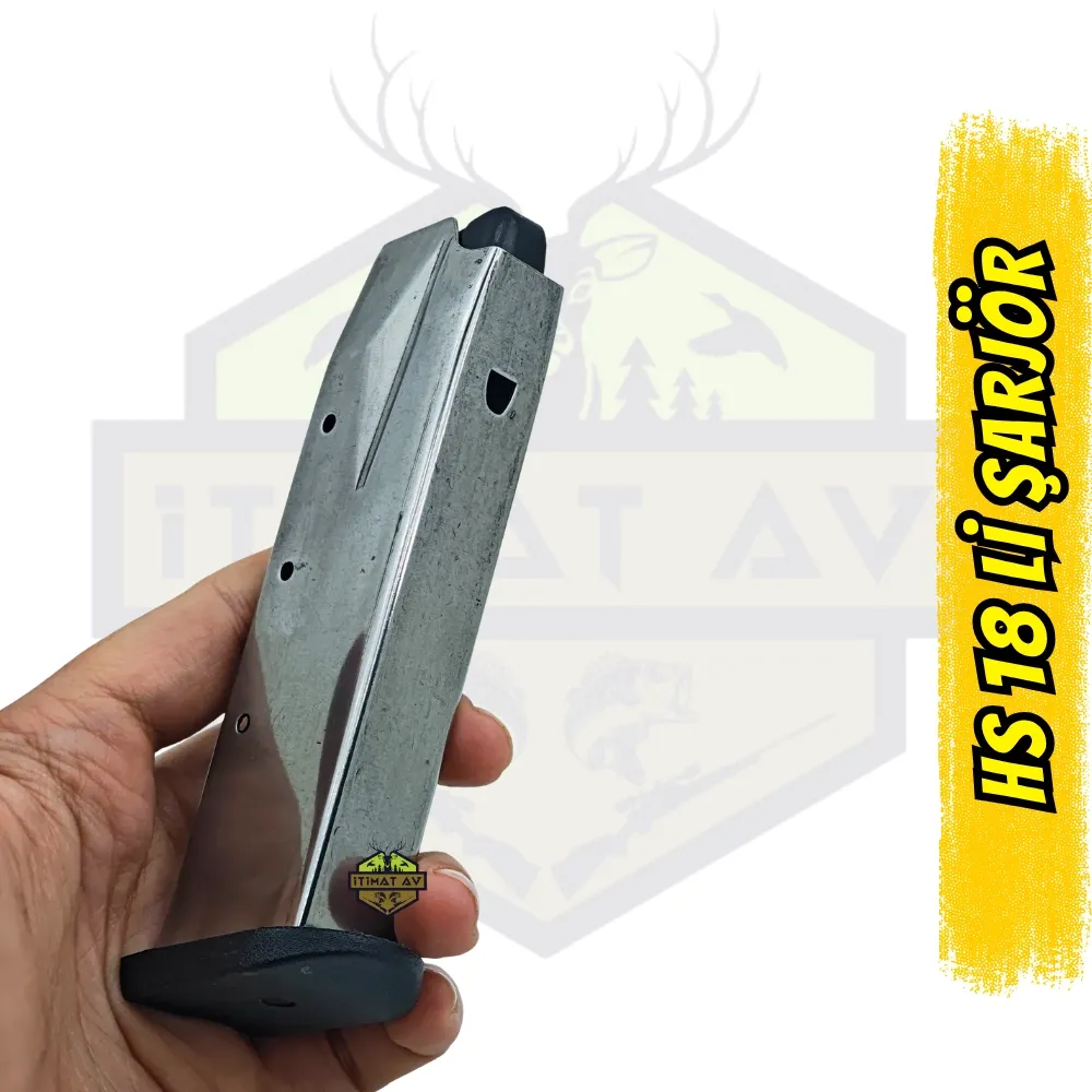 HS-9 / HS 2000 Uyumlu 18li Yedek Şarjör - Ekonomik Seri (9mm)