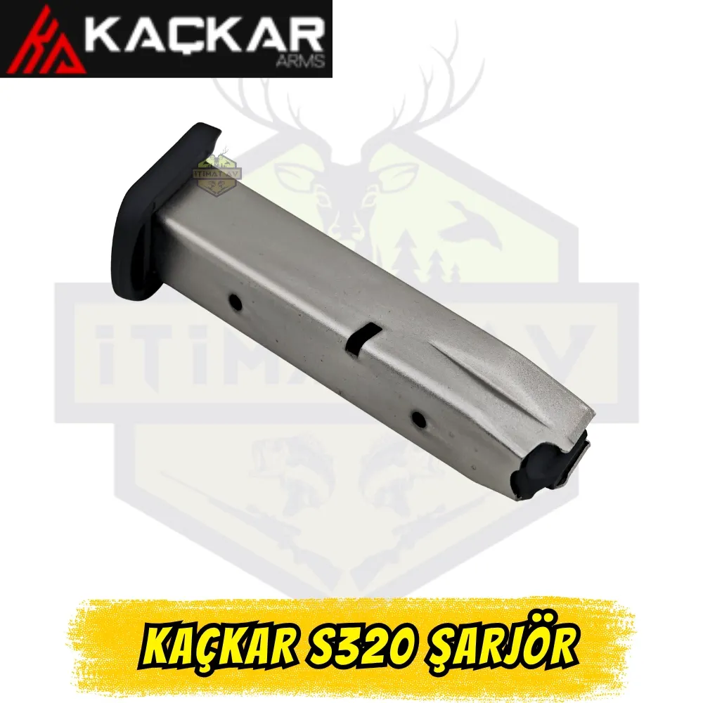 Kaçkar Arms S320 Yedek Şarjör - 17+1 Yüksek Kapasite (9mm P.A.K.)