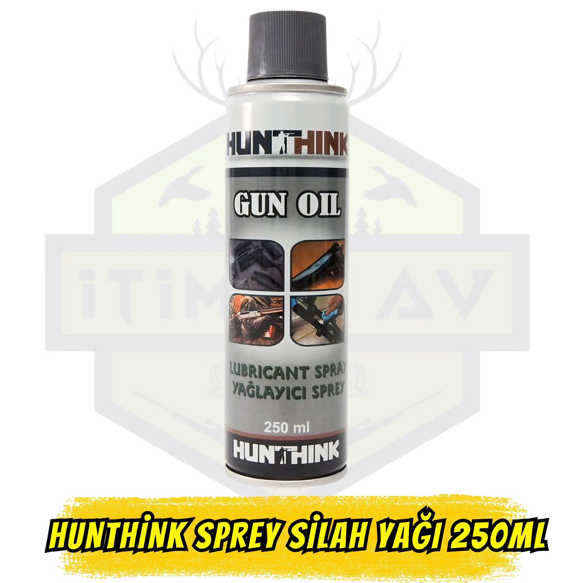 Hunthink Sprey Silah Yağı - 250ml Profesyonel Temizleme ve Koruma