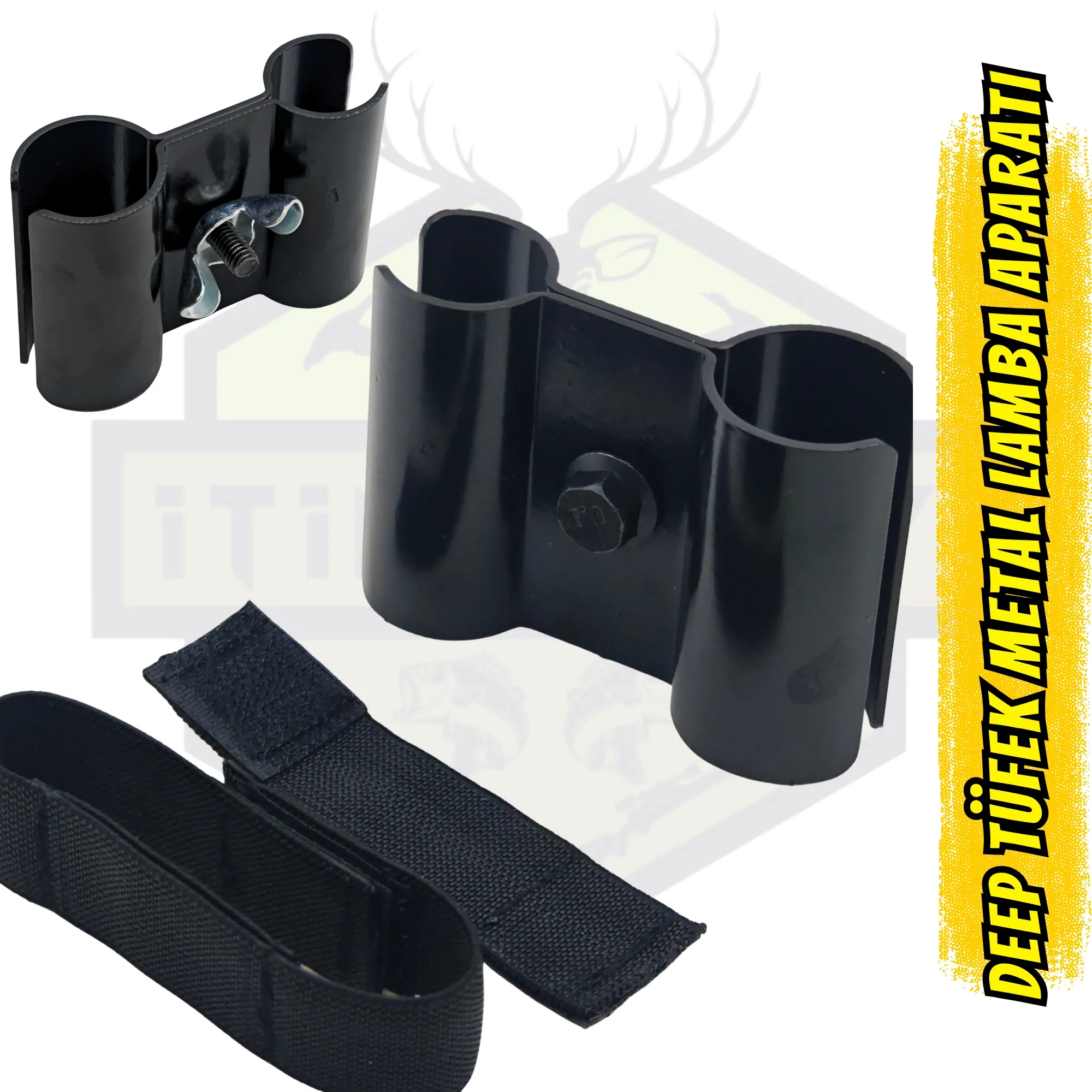 Deep Tüfek Metal Lamba Aparatı - Yüksek Mukavemetli Fener Bağlantı Kelepçesi