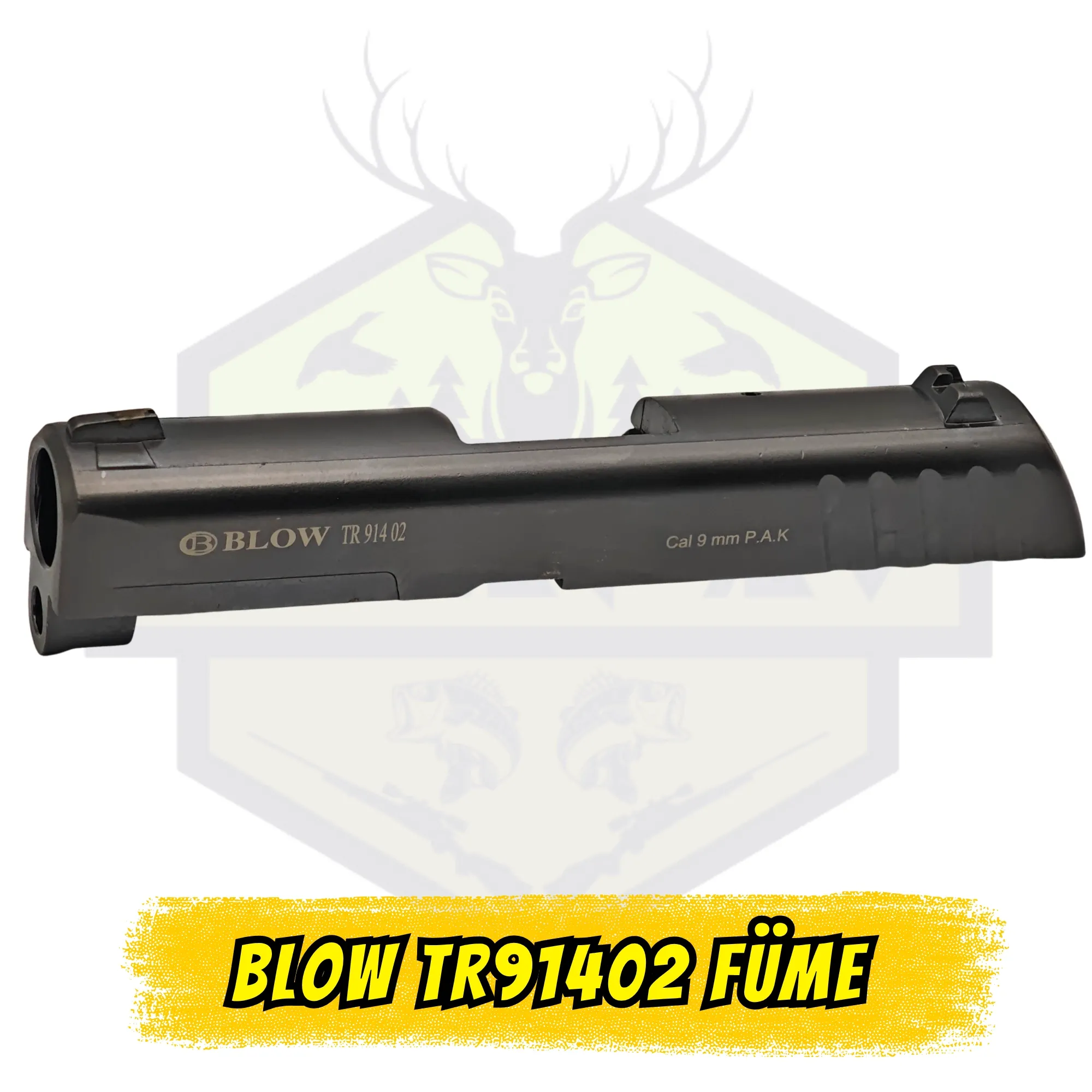 Blow TR91402 Kurusıkı Tabanca Üst Kızak - Füme Renk Yedek Parça