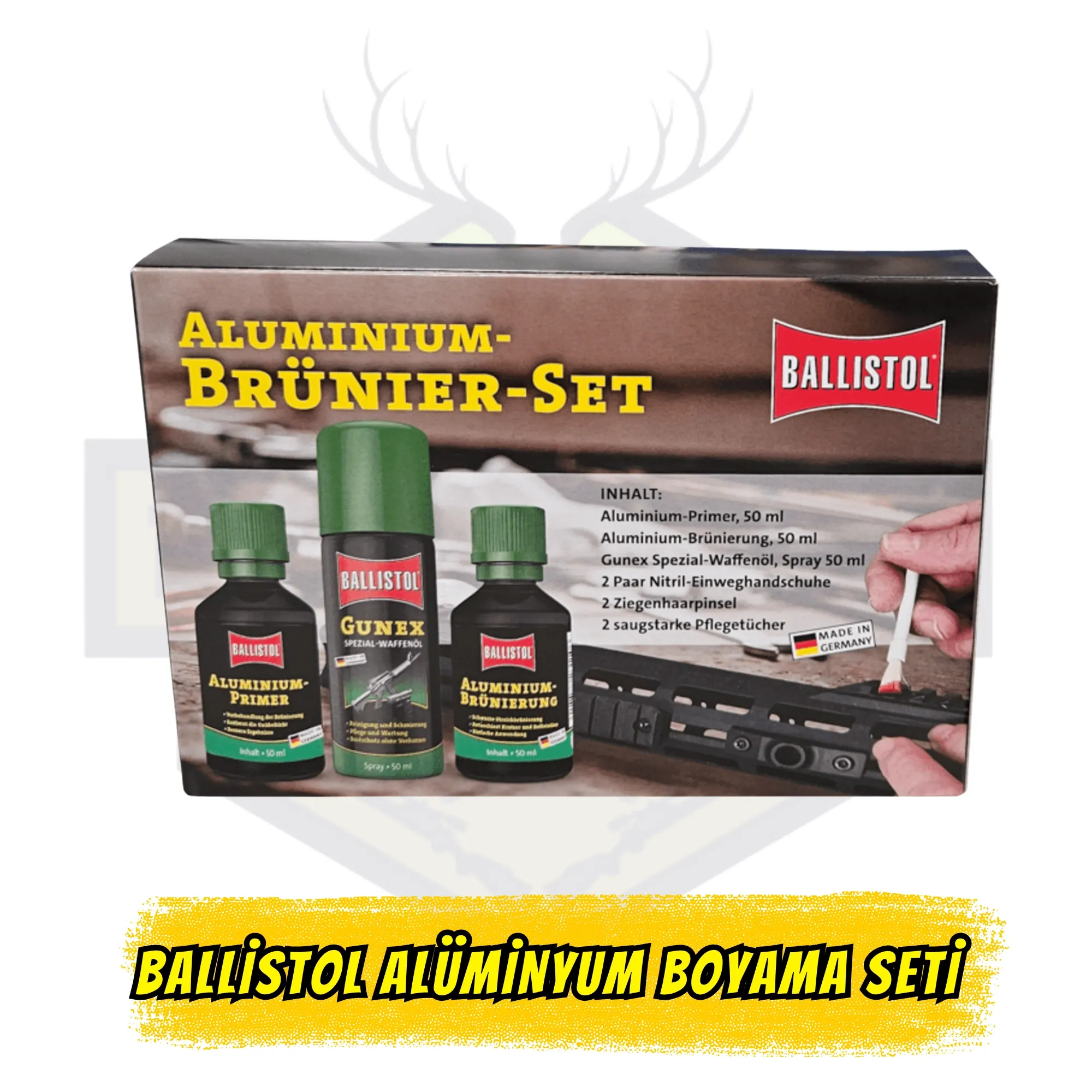 Ballistol Alüminyum Boyama ve Onarım Seti - Komple Revizyon Paketi