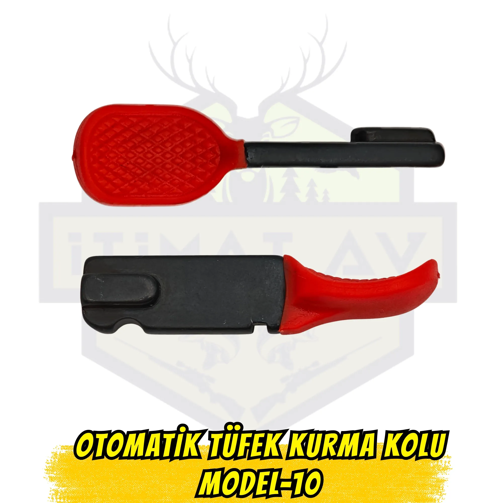 Gazlı Otomatik Tüfek Kurma Kolu Model 10 - Taktiksel Kırmızı