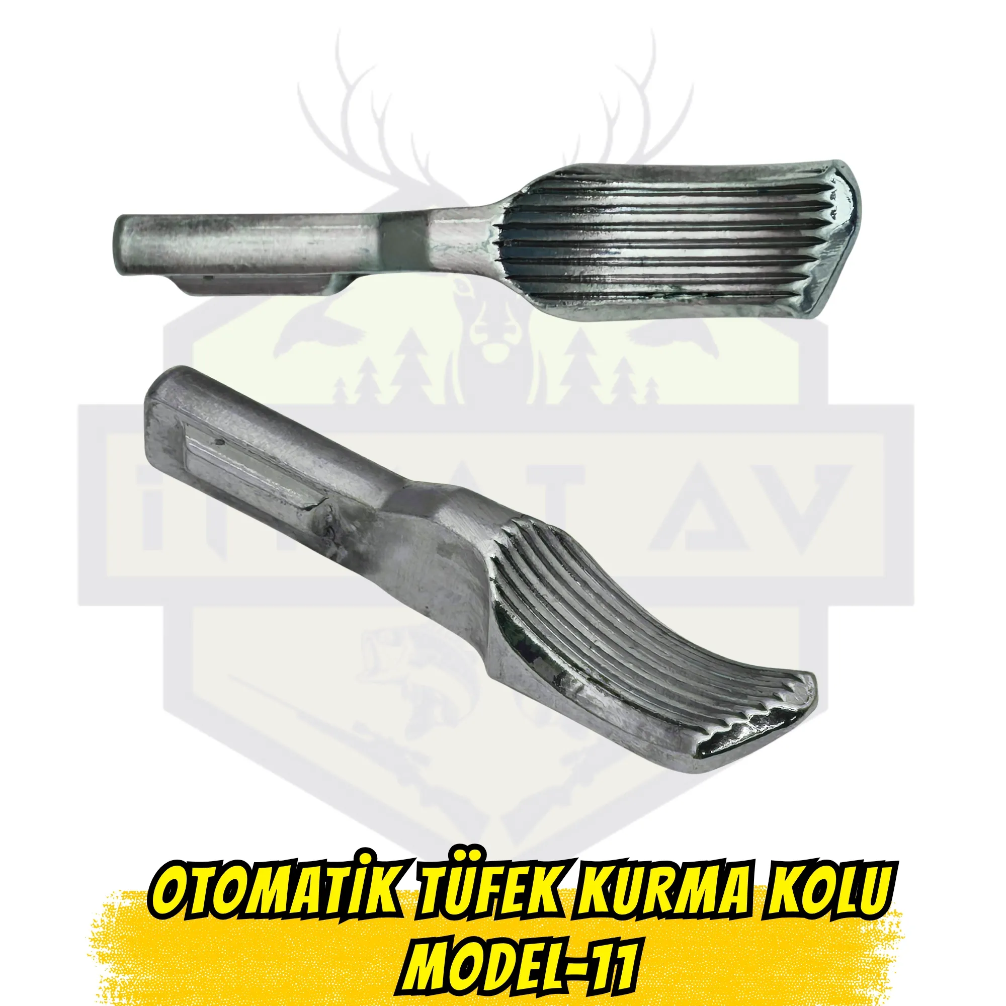 Otomatik Tüfek Kurma Kolu Model 11 - Parlak Krom (Premium Seri)