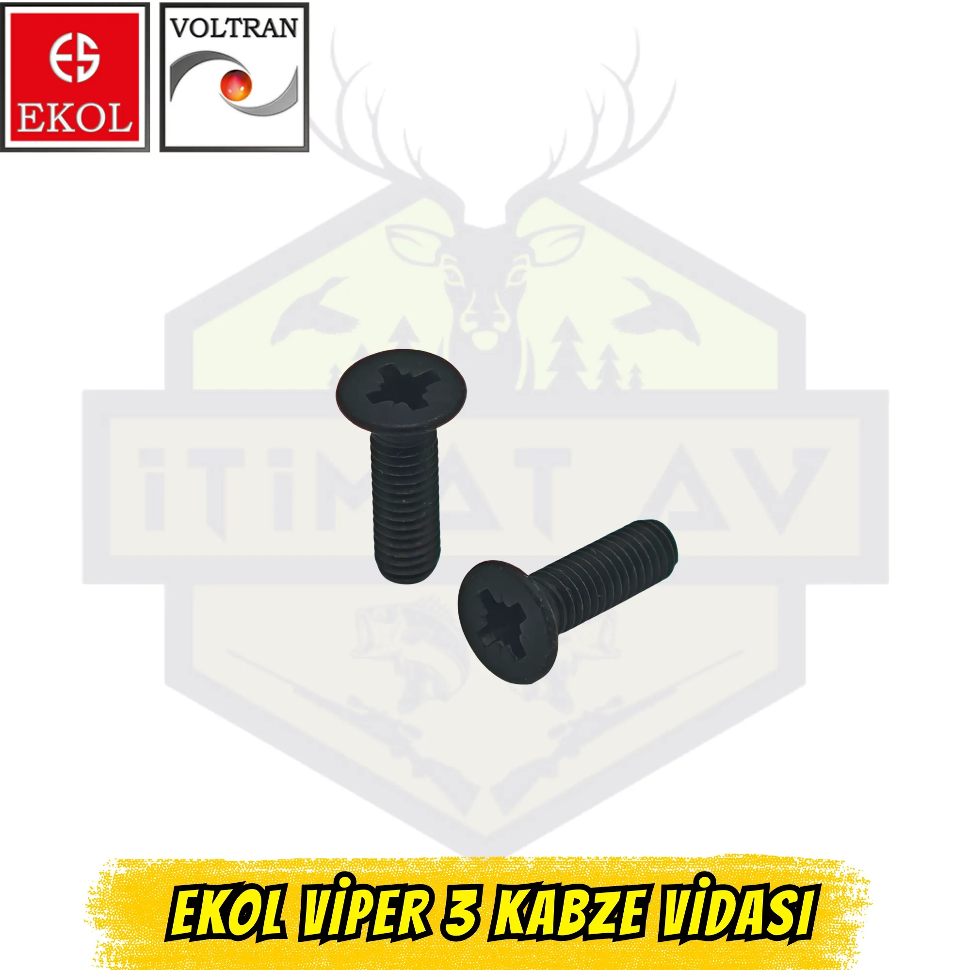 Ekol Viper 3 Kurusıkı Toplu Tabanca Kabze Vidası - 2 Adet Set