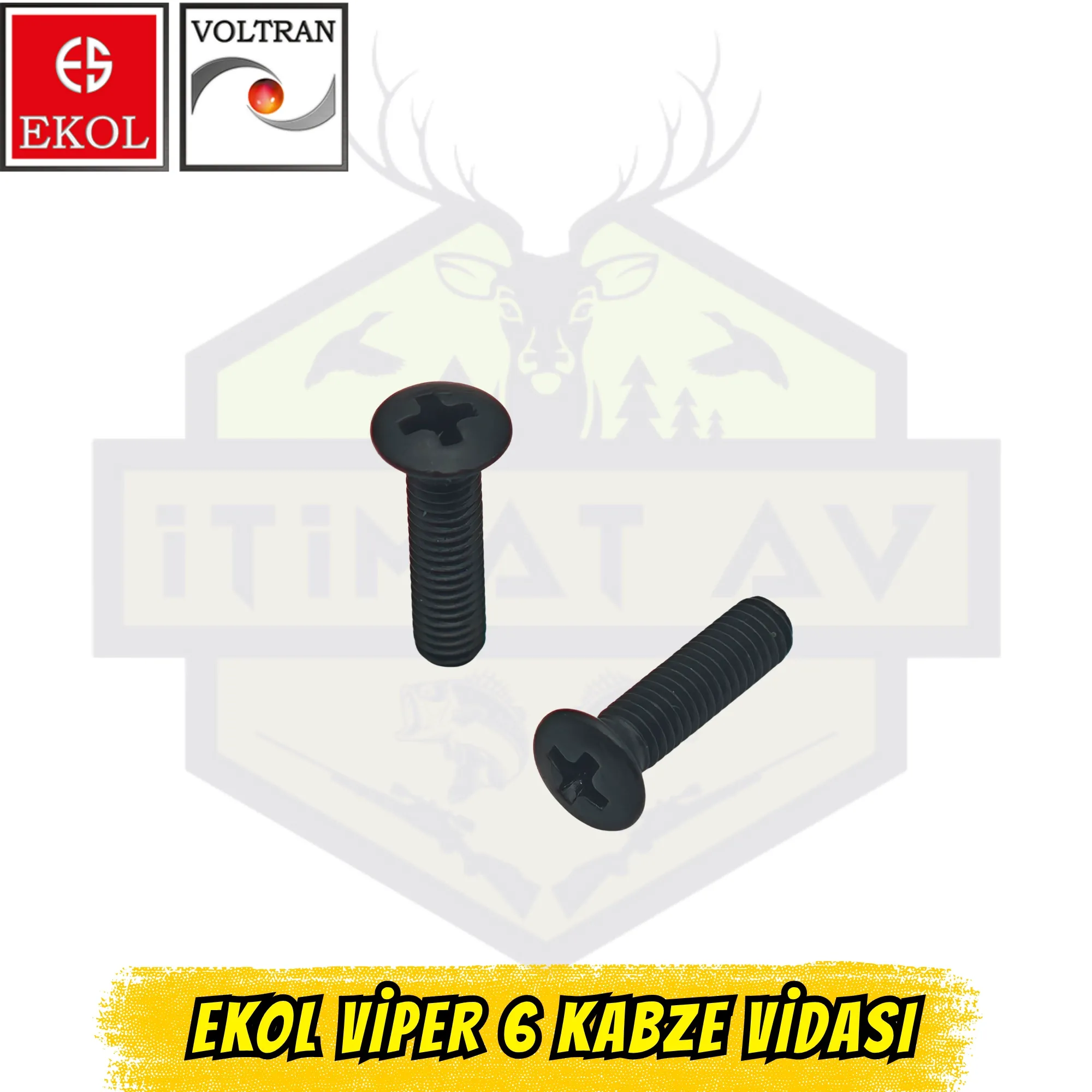 Ekol Viper 6 Kurusıkı Toplu Tabanca Kabze Vidası - 2 Adet Set