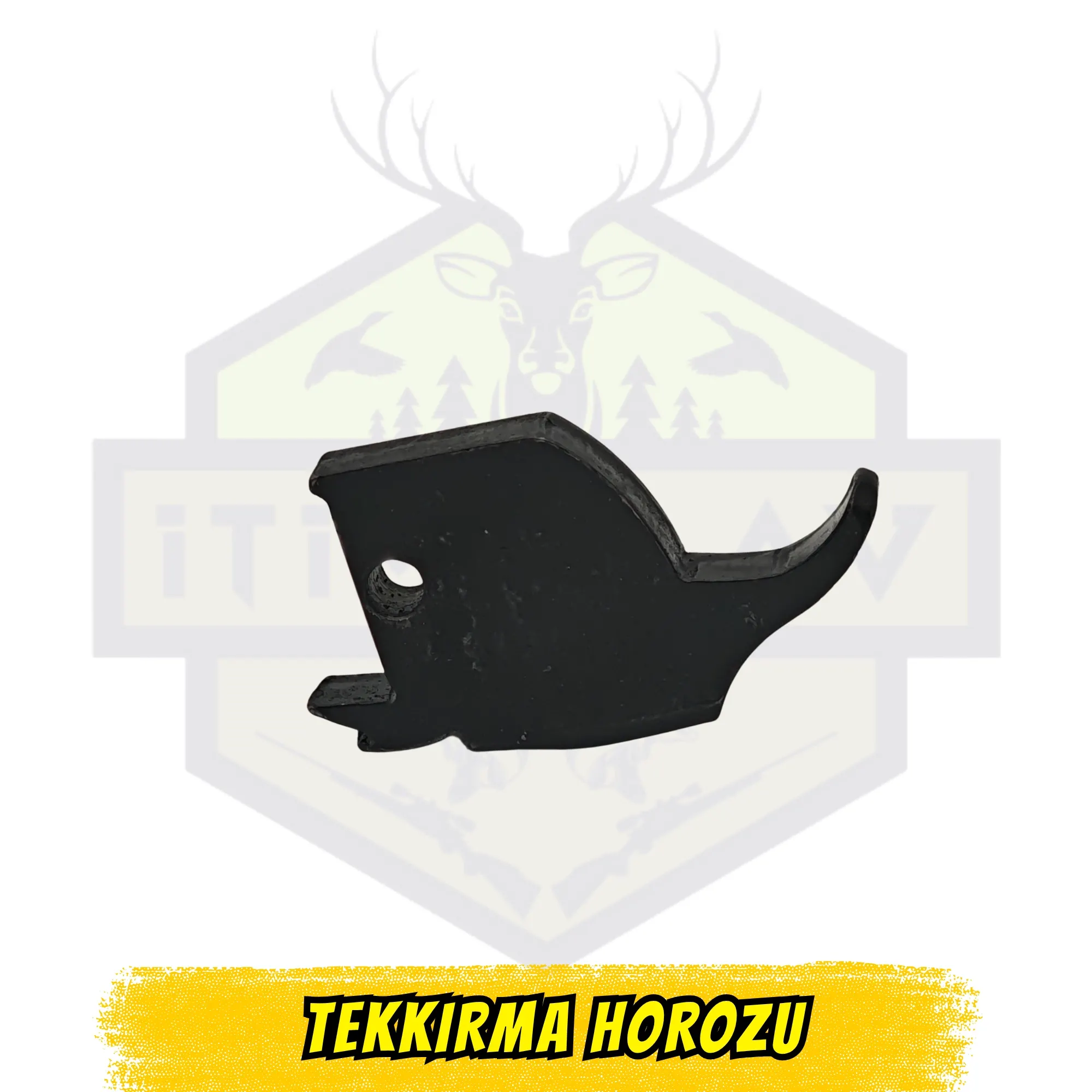 Tek Kırma Av Tüfeği Horozu - Sertleştirilmiş Siyah Çelik MODEL:1