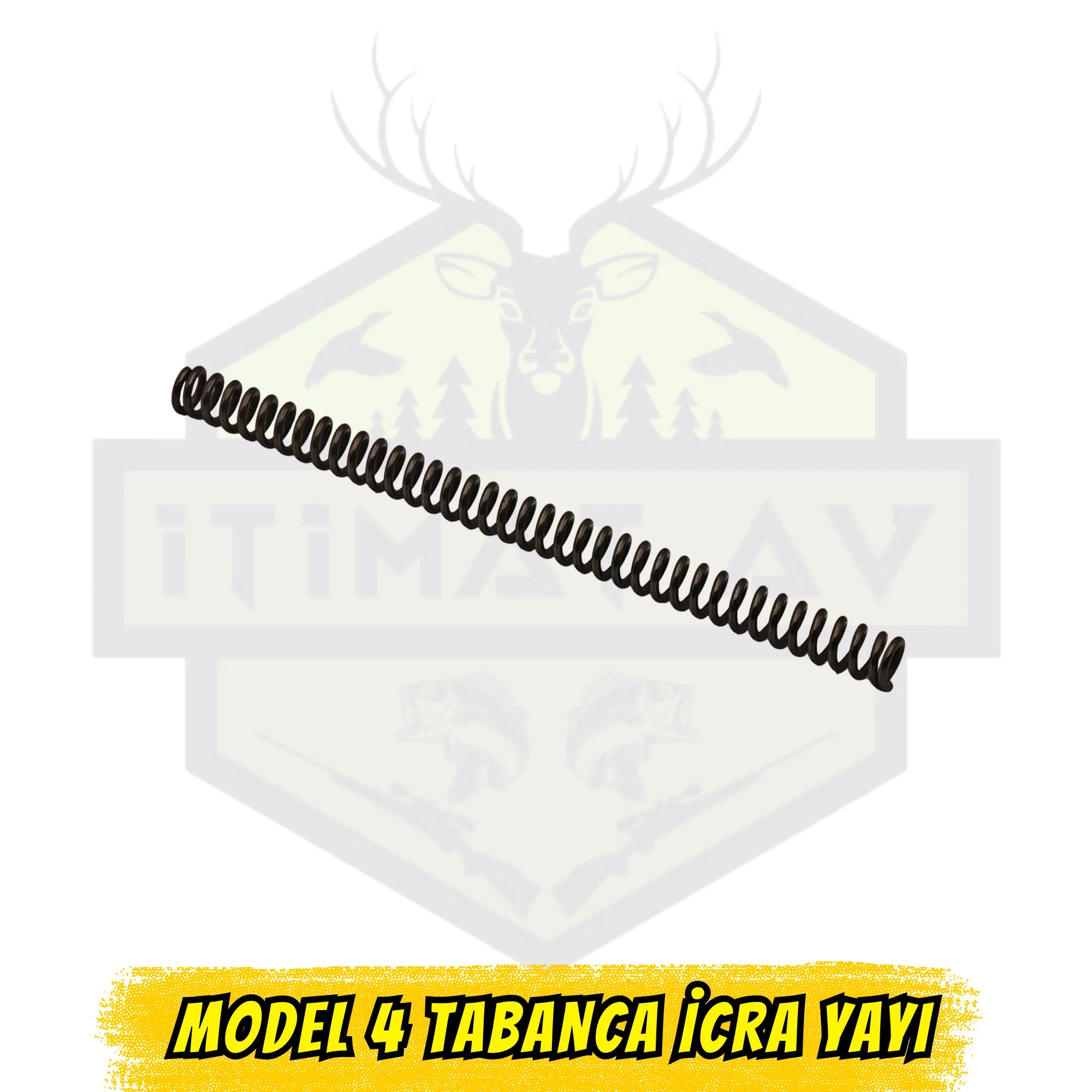 Model 4 Tabanca İcra Yayı - 92.50mm x 4.50mm (Yüksek Mukavemet)