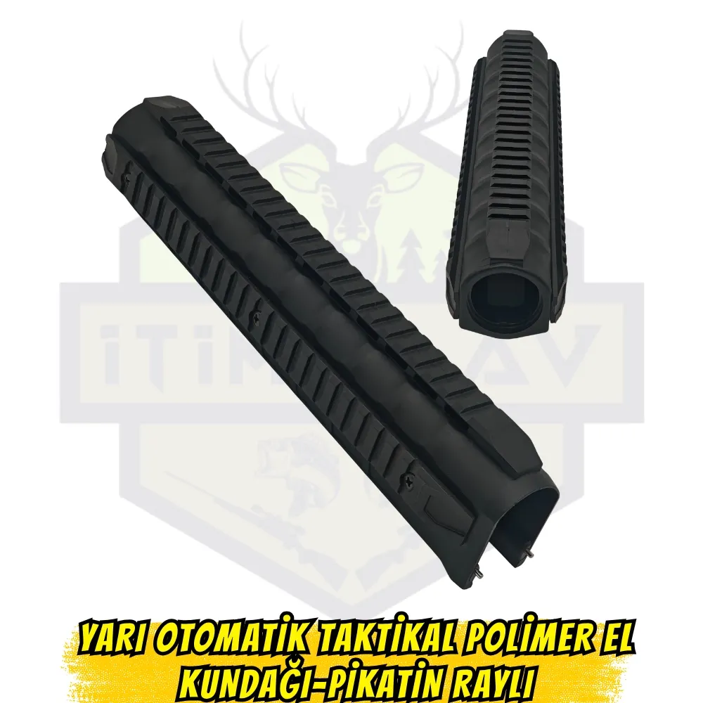 Yarı Otomatik Av Tüfeği Taktik Polimer El Kundağı - Pikatin Raylı