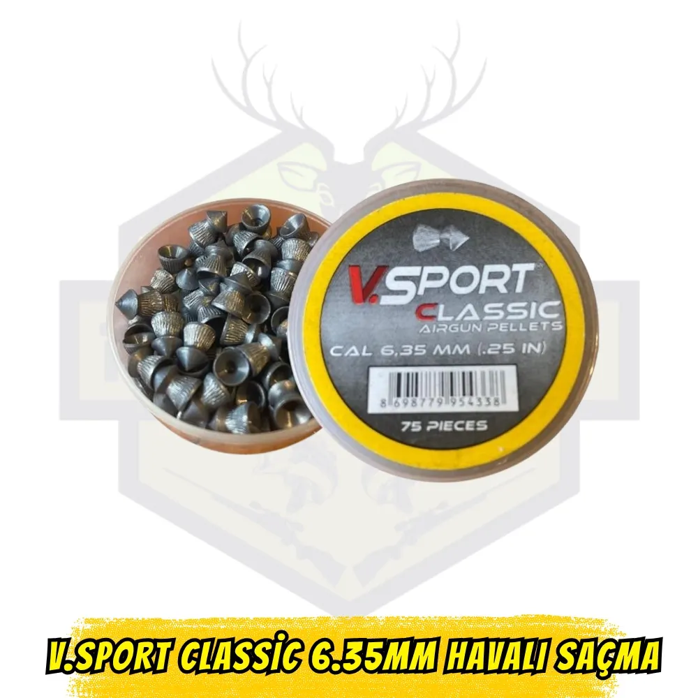 V.Sport Classic 6.35mm Havalı Saçma - 75 Adet (.25 Kalibre)