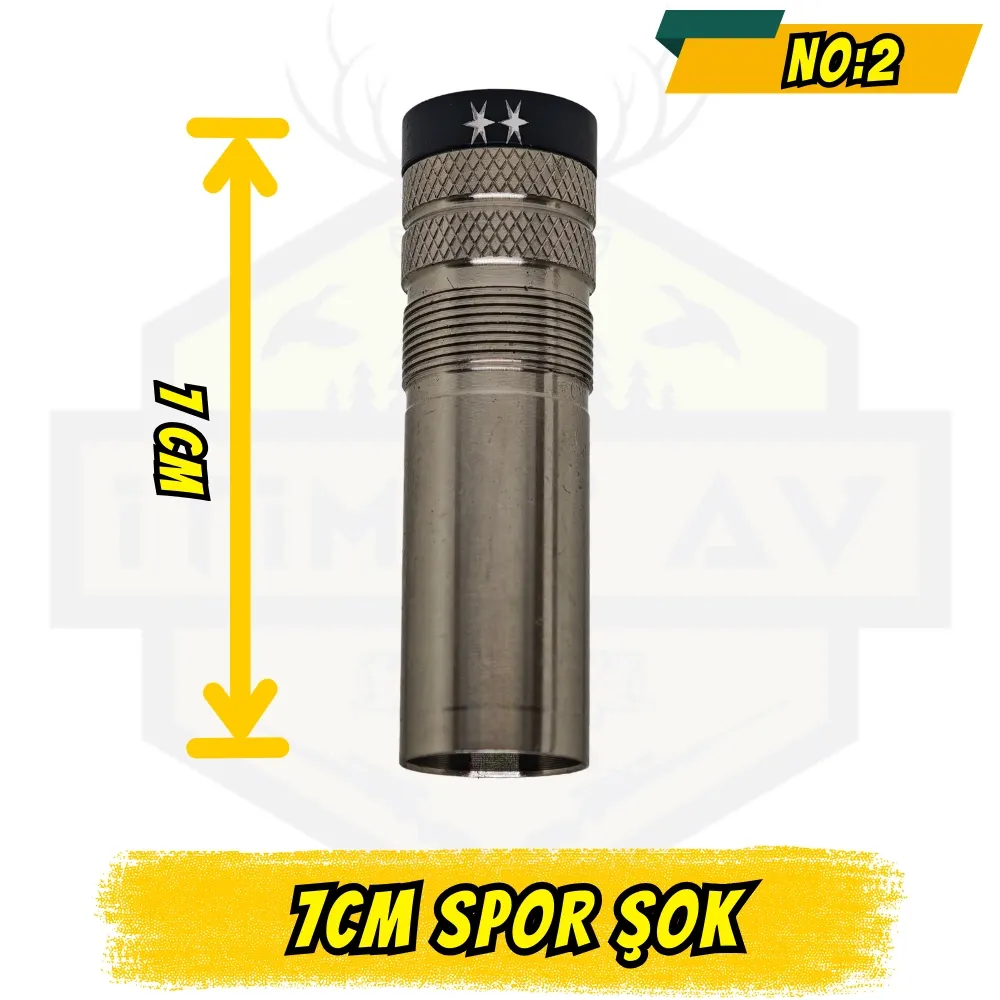 7 cm Spor Şok 2 Numara - Mobil Şoklu Tüfeklere Kolay Takılır