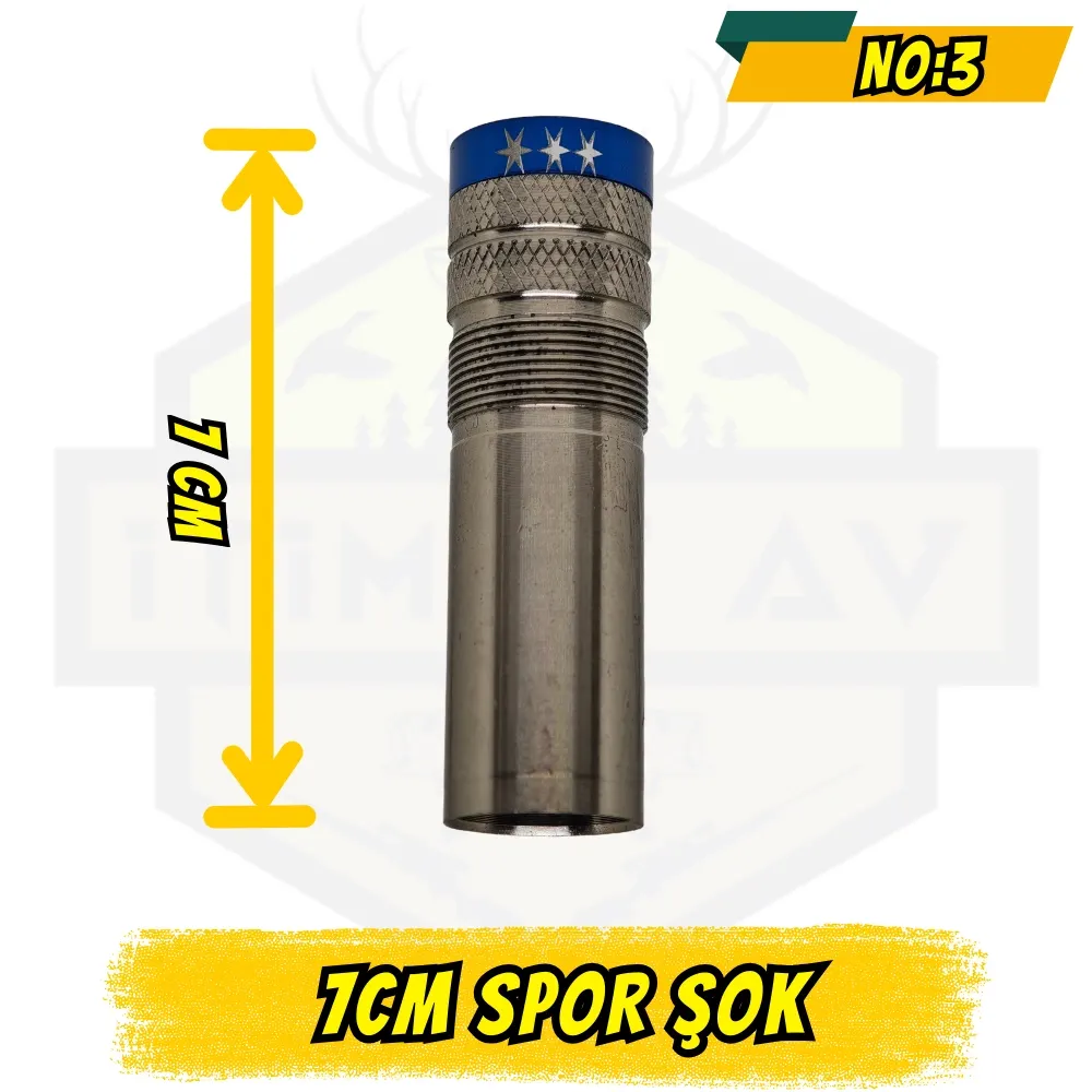 7 cm Spor Şok 3 Numara - Mobil Şoklu Tüfeklere Kolay Takılır