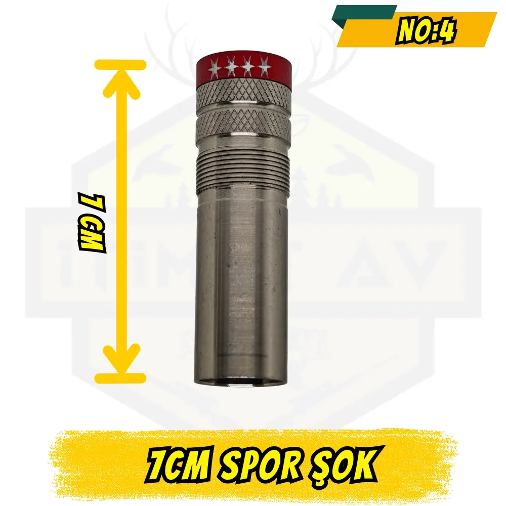 7 cm Spor Şok 4 Numara - Mobil Şoklu Tüfeklere Kolay Takılır