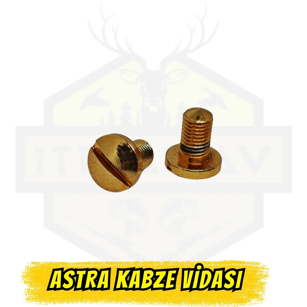 Astra Kabze Vidası Altın Kaplama - 2 Adet (Astra 300/400/600 Modelleri Uyumlu)