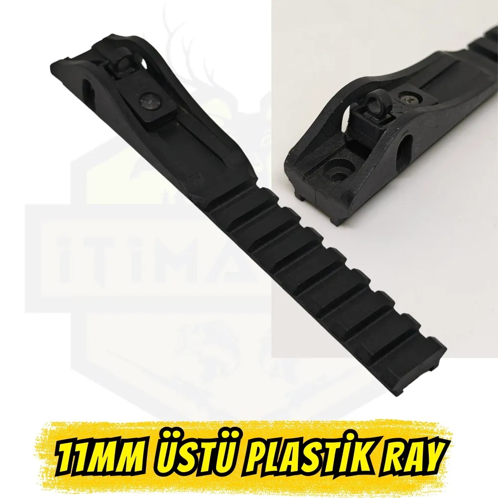 Av Tüfeği Polimer Picatinny Ray11mm-çevirici (22mm) - Üniversal Dürbün ve Aksesuar Rayı