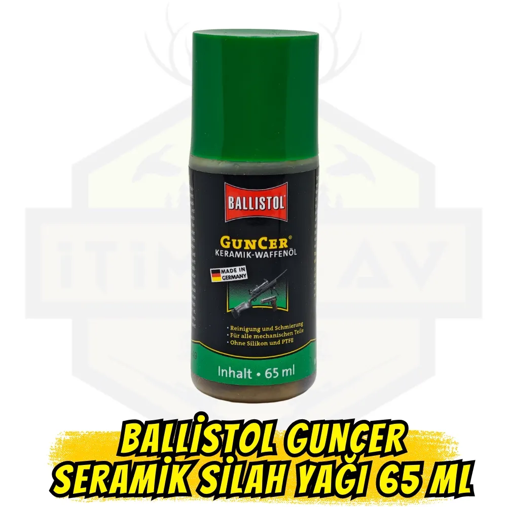 Ballistol GunCer Seramik Silah Yağı 65 ml - Dozaj Uçlu Şişe