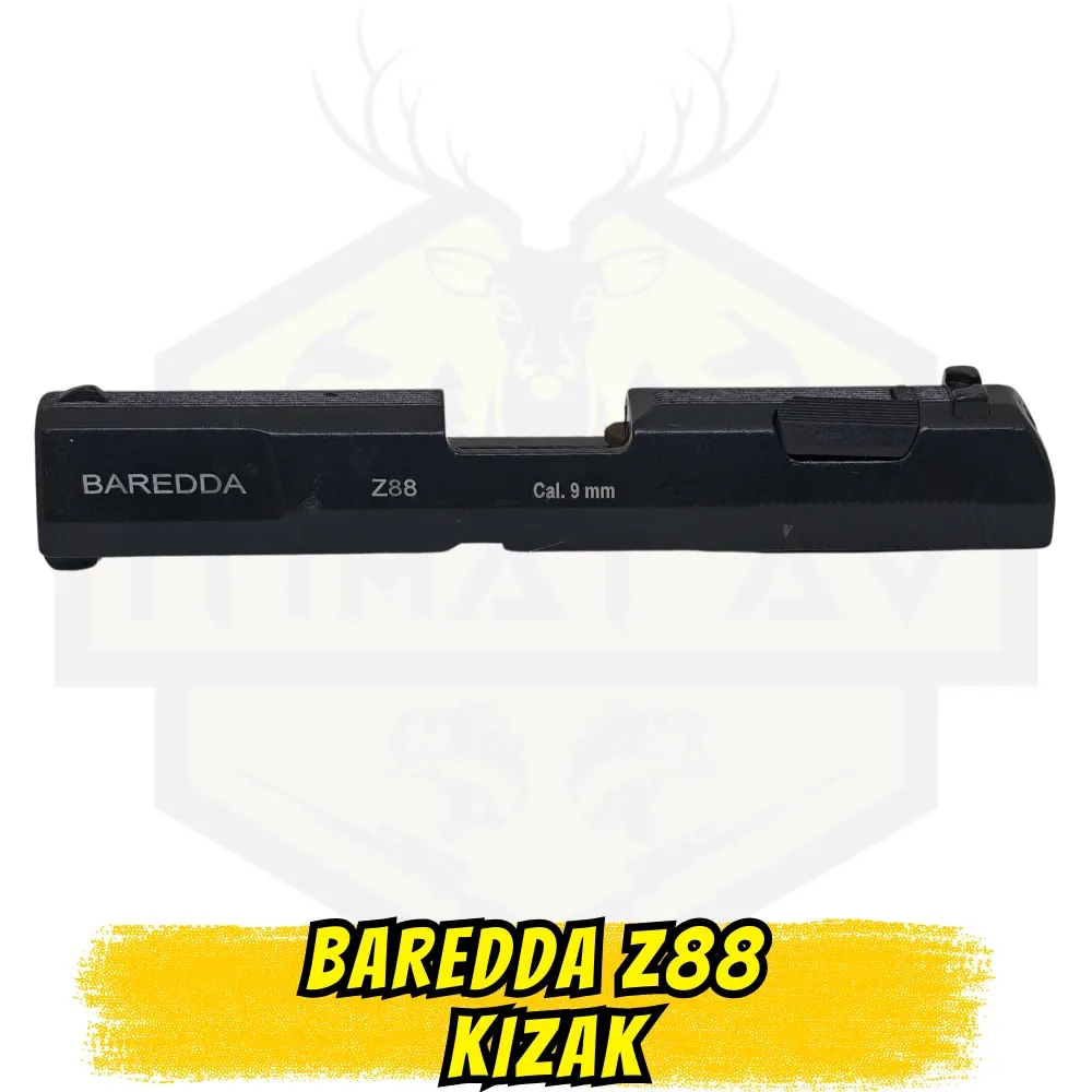 Baredda Z88 Kurusıkı Tabanca Üst Kızak (Sürgü) - Siyah / Saten Seçenekli