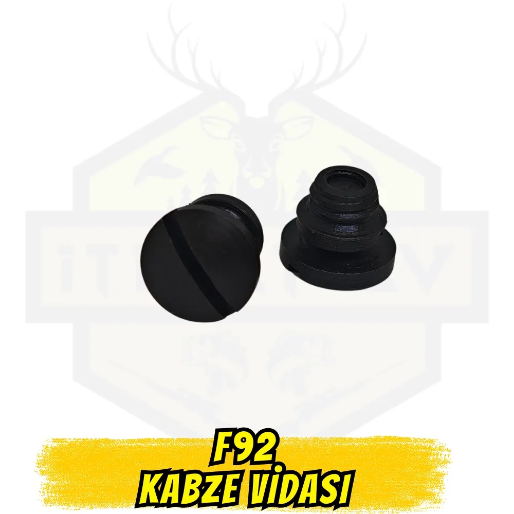 Beretta F92 / 92FS Tabanca Kabze Vidası 2 Adet - Siyah