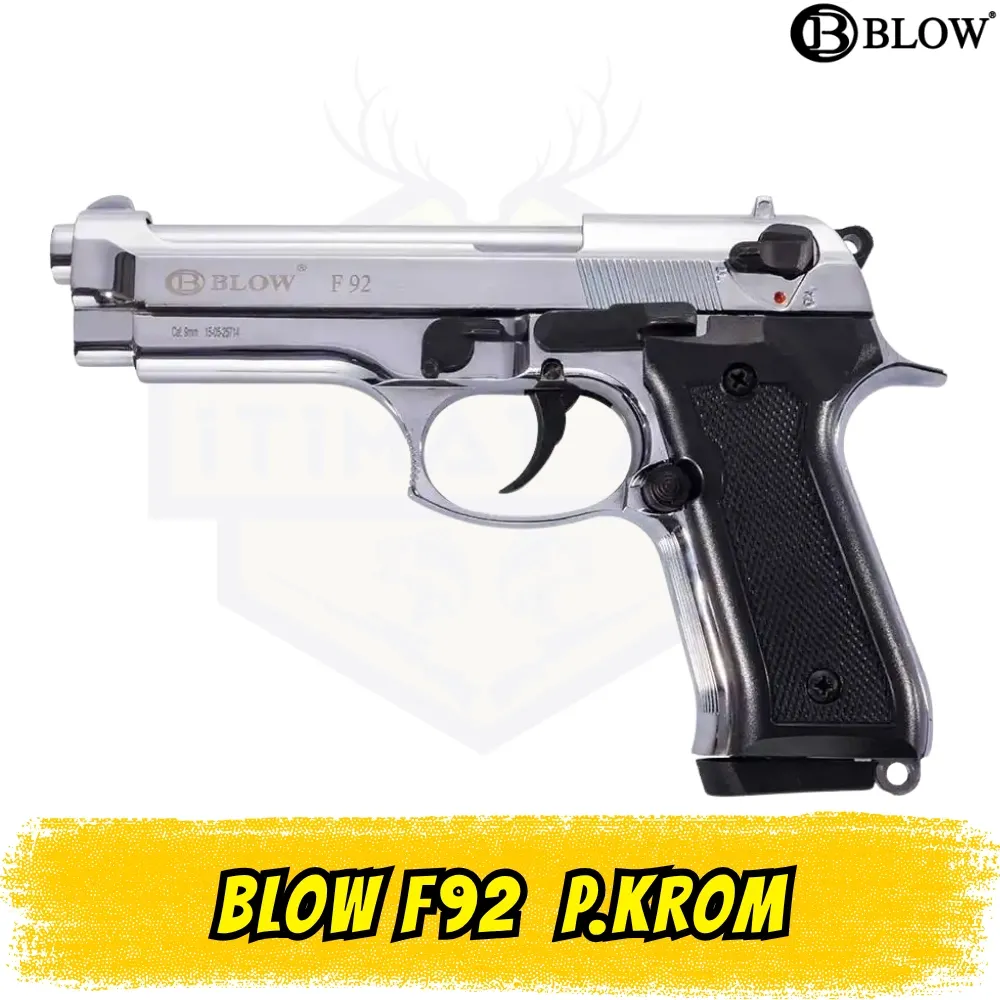 Blow F92 Kurusıkı Tabanca (Parlak Krom)