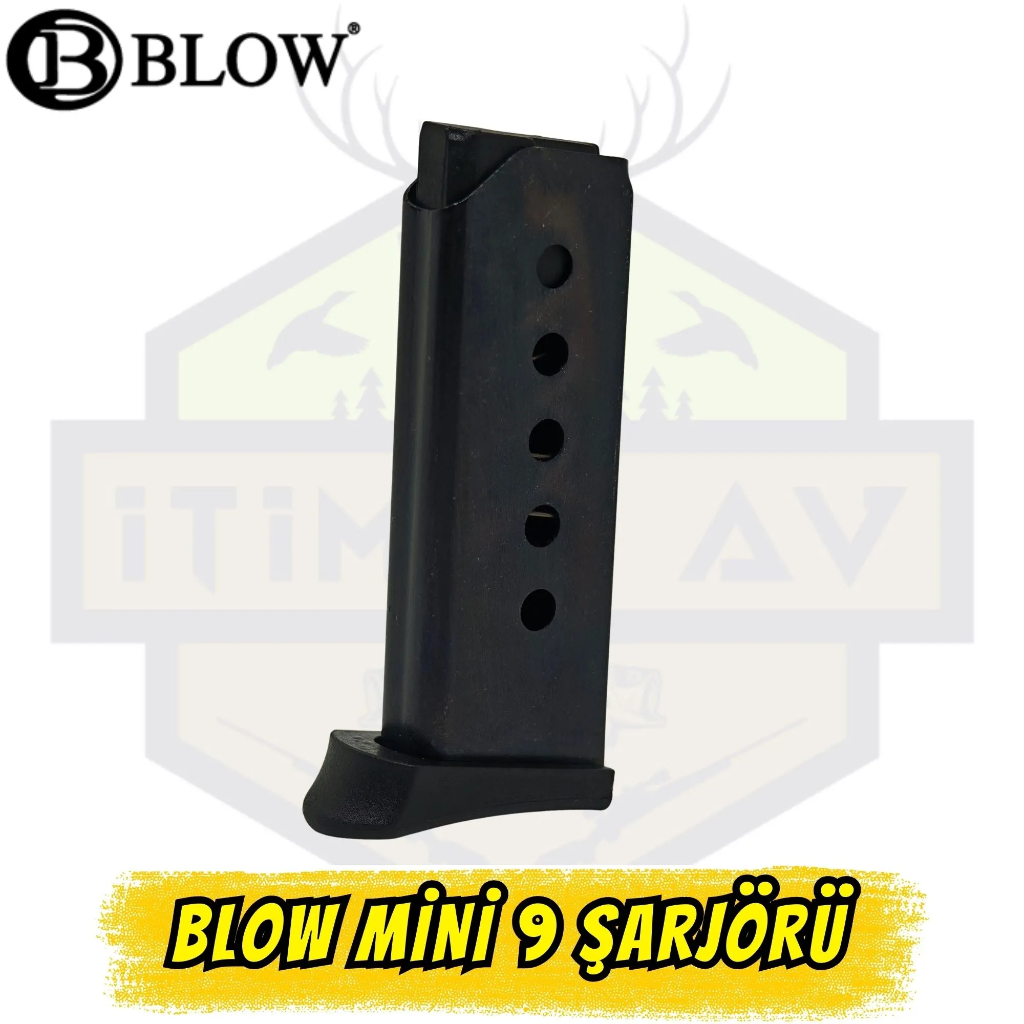 Blow Mini 9 Kurusıkı Tabanca Yedek Şarjörü (5+1 Kapasite)