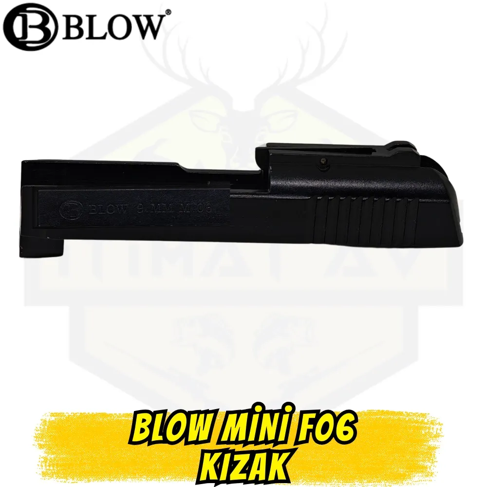 Blow Mini M06 Kurusıkı Tabanca Üst Kızak (Sürgü) - Siyah