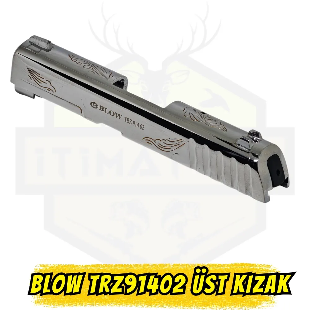 Blow TRZ91402 Parlak Krom İşlemeli Üst Kızak (Sürgü)