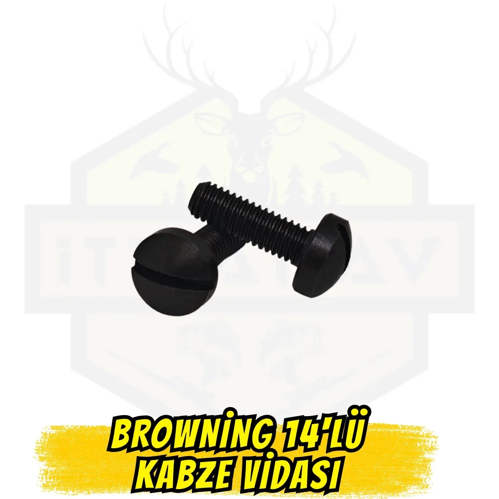 Browning 14lü Tabanca Kabze Vidası 2 Adet - Siyah