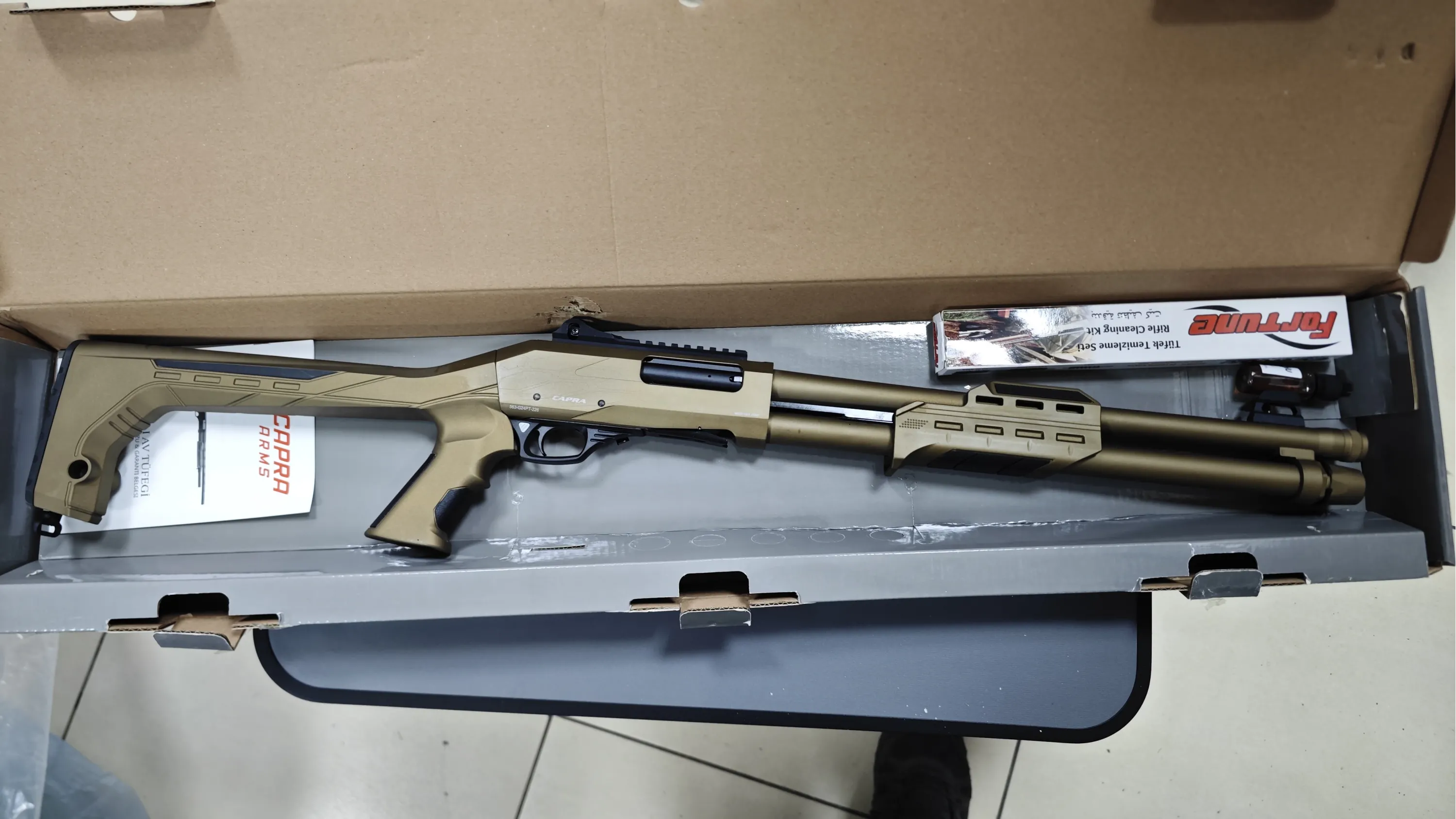 CAPRA 101PRO POMPALI AV TÜFEĞİ BRONZE