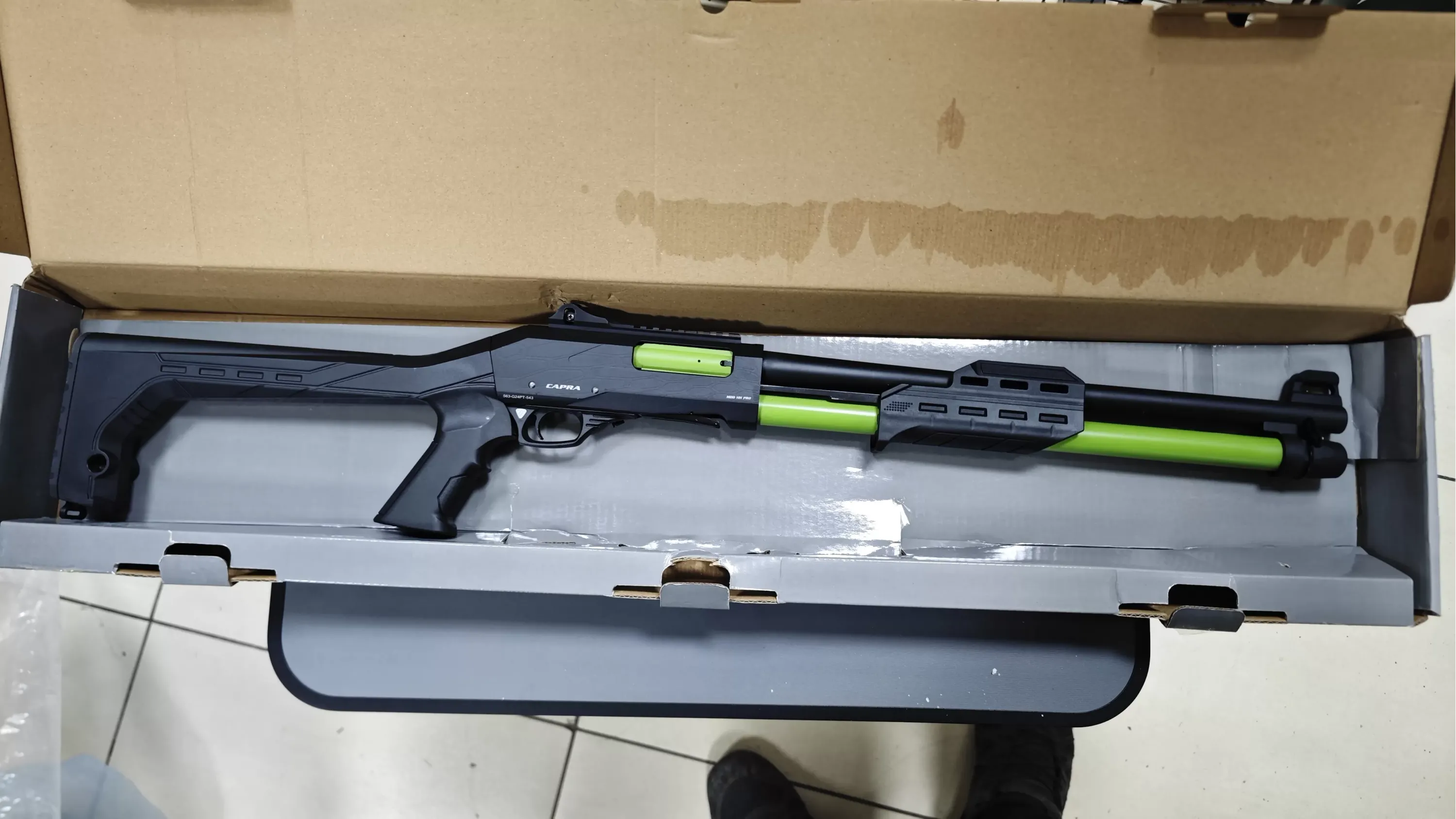 CAPRA 101PRO POMPALI AV TÜFEĞİ YEŞİL SİYAH