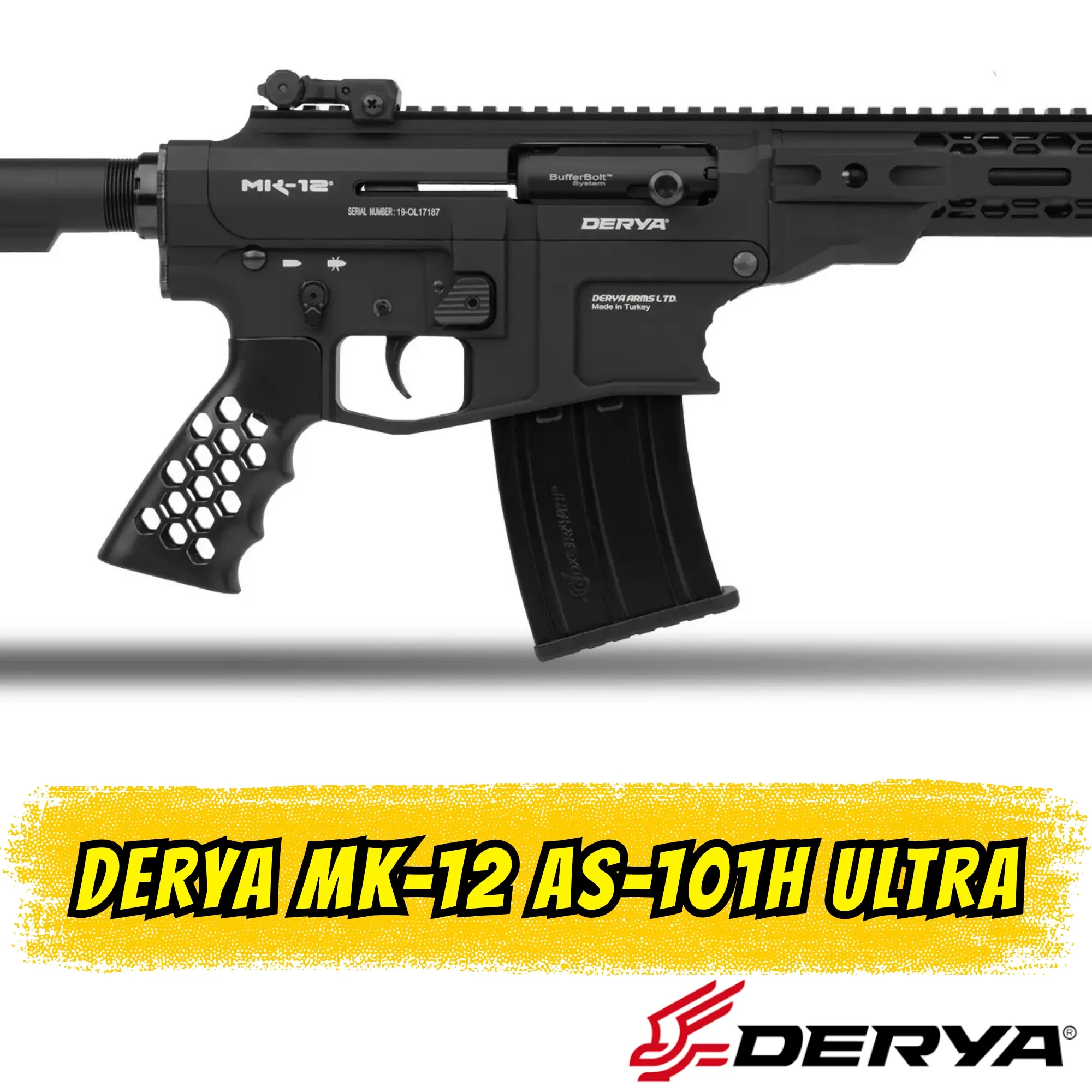 Derya MK-12 AS-101H ULTRA Şarjörlü Av Tüfeği