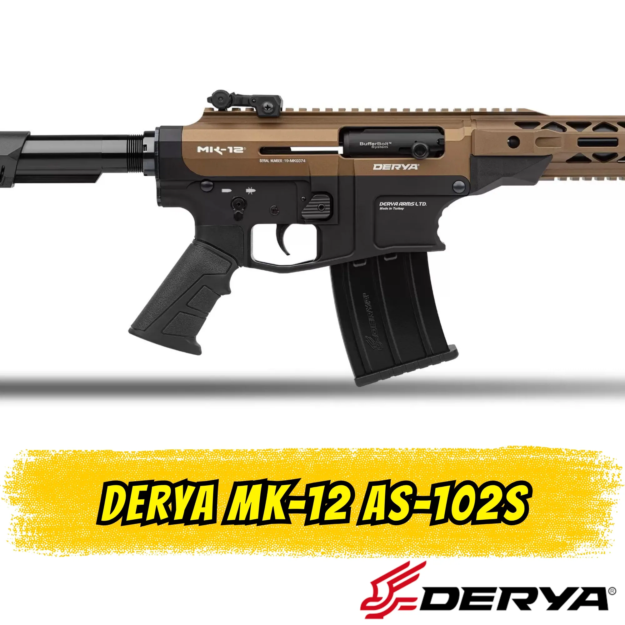 Derya MK-12 AS-102S Şarjörlü Av Tüfeği