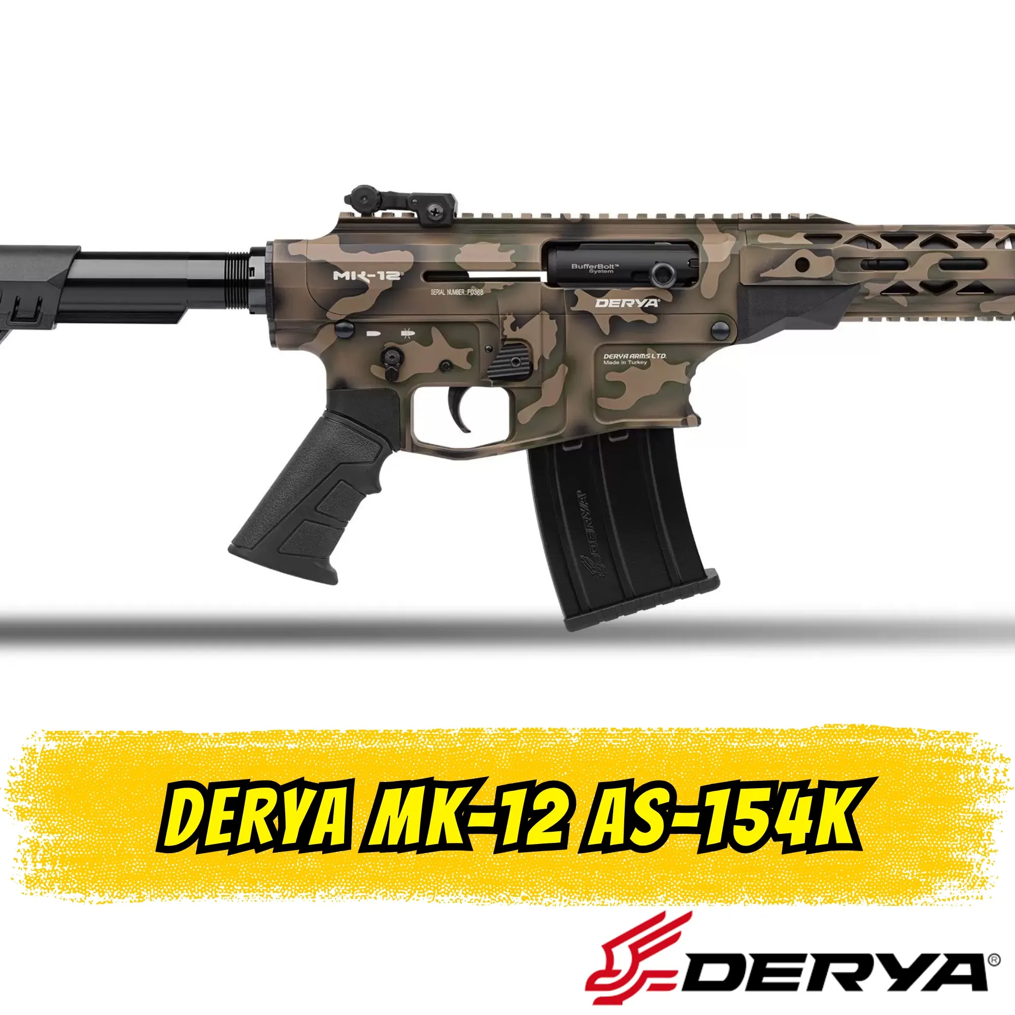 Derya MK-12 AS-154K Şarjörlü Av Tüfeği